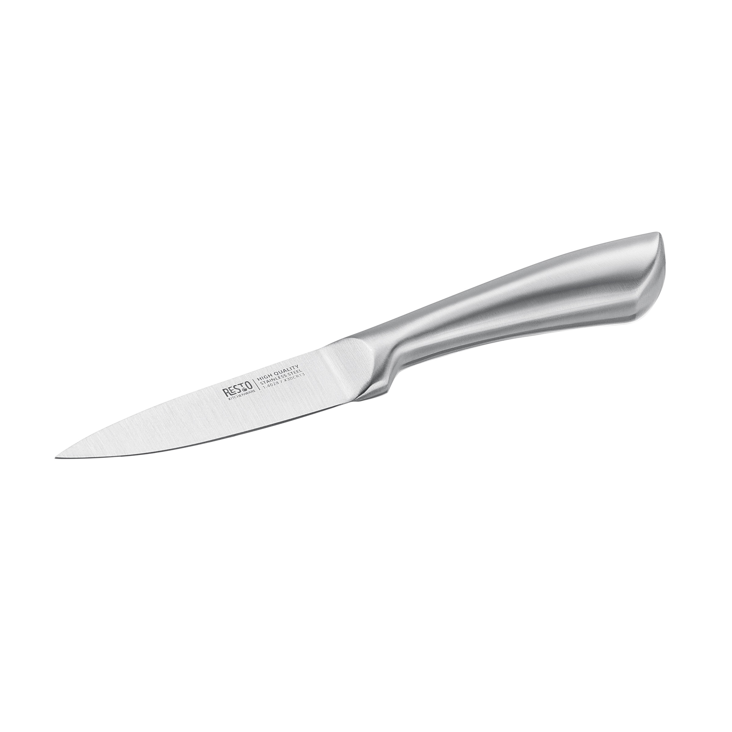 RESTO Kitchenware Messer-Set »Merope, Edelstahlmesser 3-teilig in Magnet-Geschenkbox« Santoku-Messer 18 cm, Universalmesser 13 cm, Schälmesser 9 cm