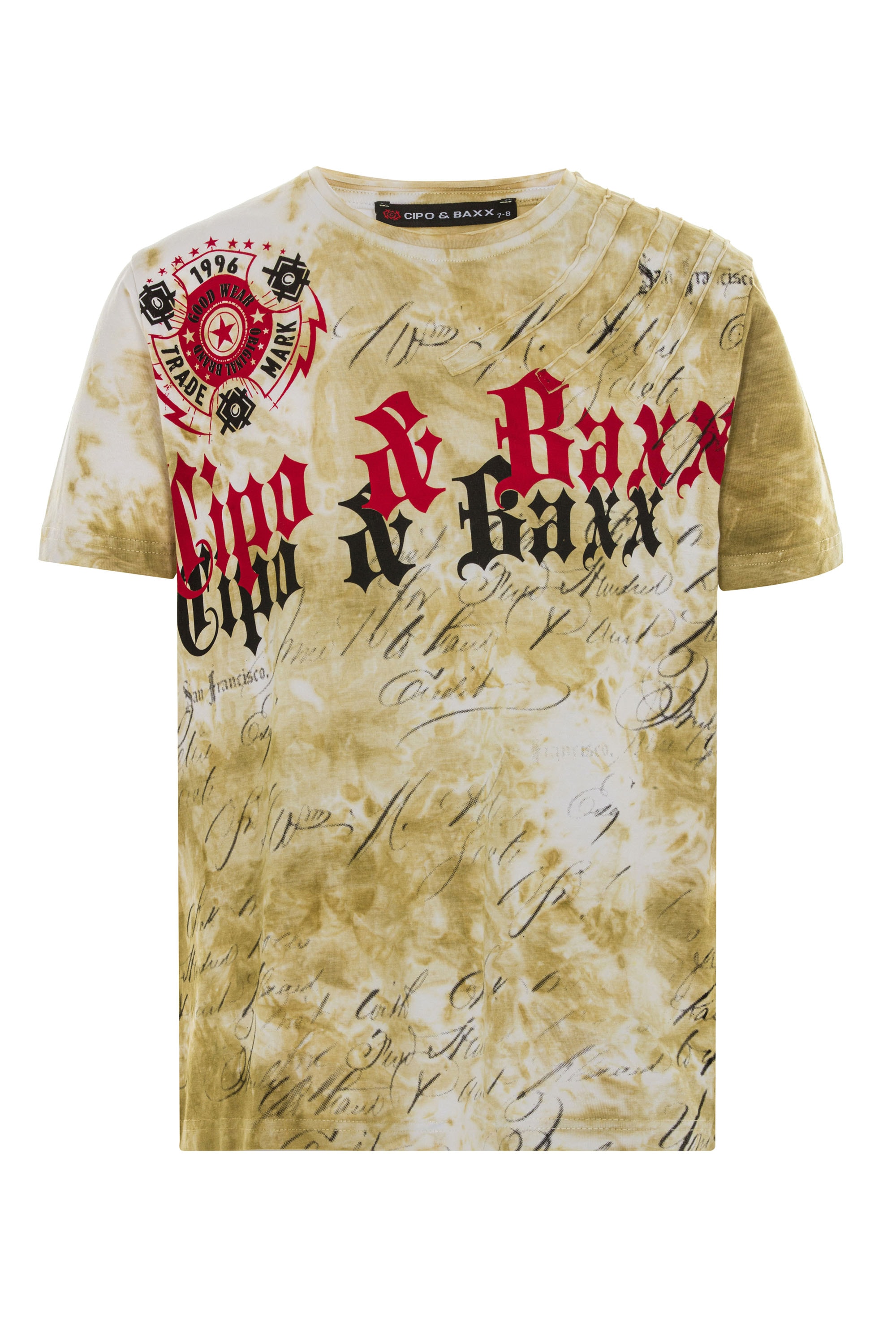 Baxx mit & Cipo | für Markenprint ▷ BAUR großflächigem T-Shirt,