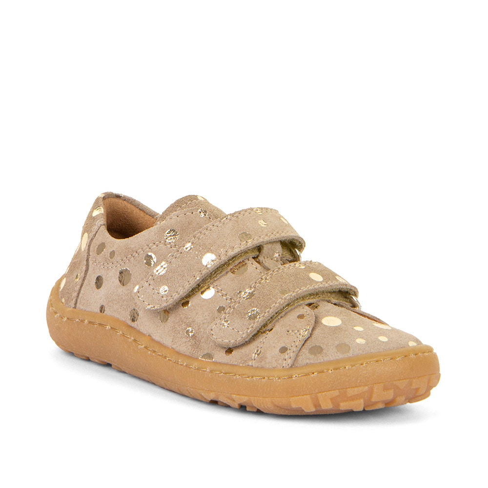 froddo® Klettschuh »Barefoot Base«, Konfirmationsschuh, Barfußschuh mit Metallic-Dots verziert