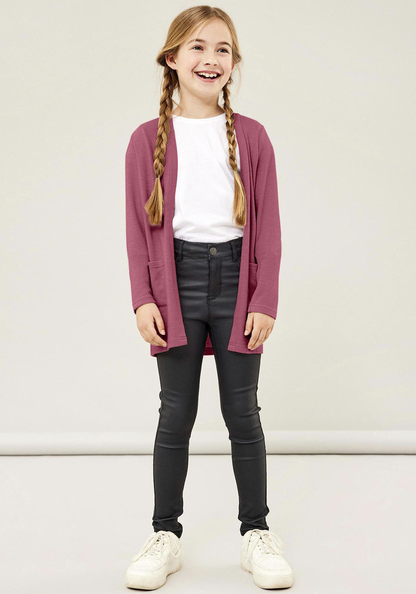 Strickjacke »NKFVICTI LS KNIT CARD«