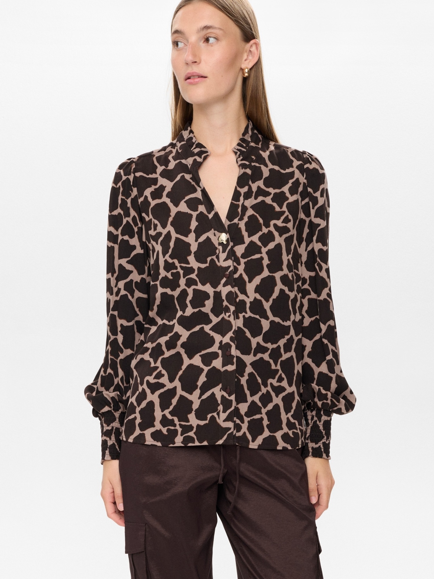 nümph Langarmhemd »Nümph Shirt NUHANA«