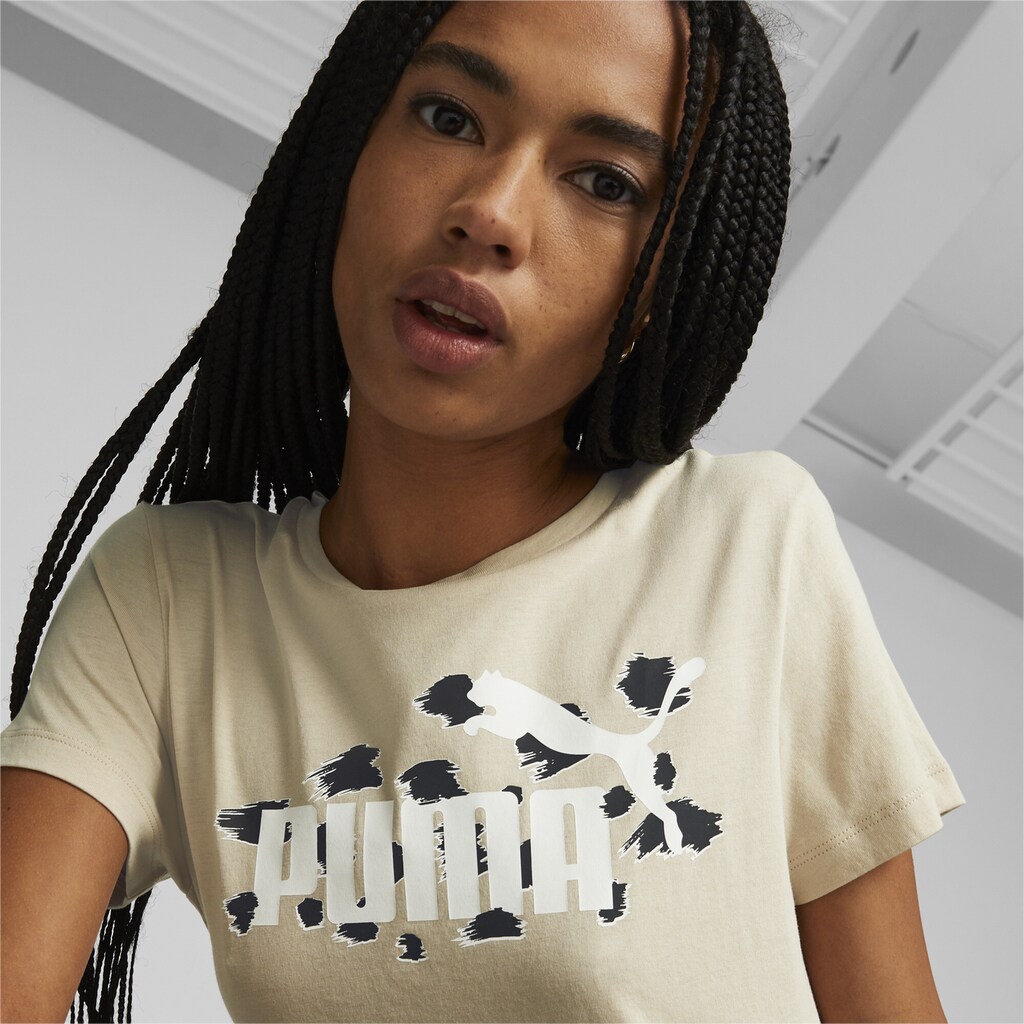 PUMA T-Shirt »Essentials+ Animal T-Shirt Damen«