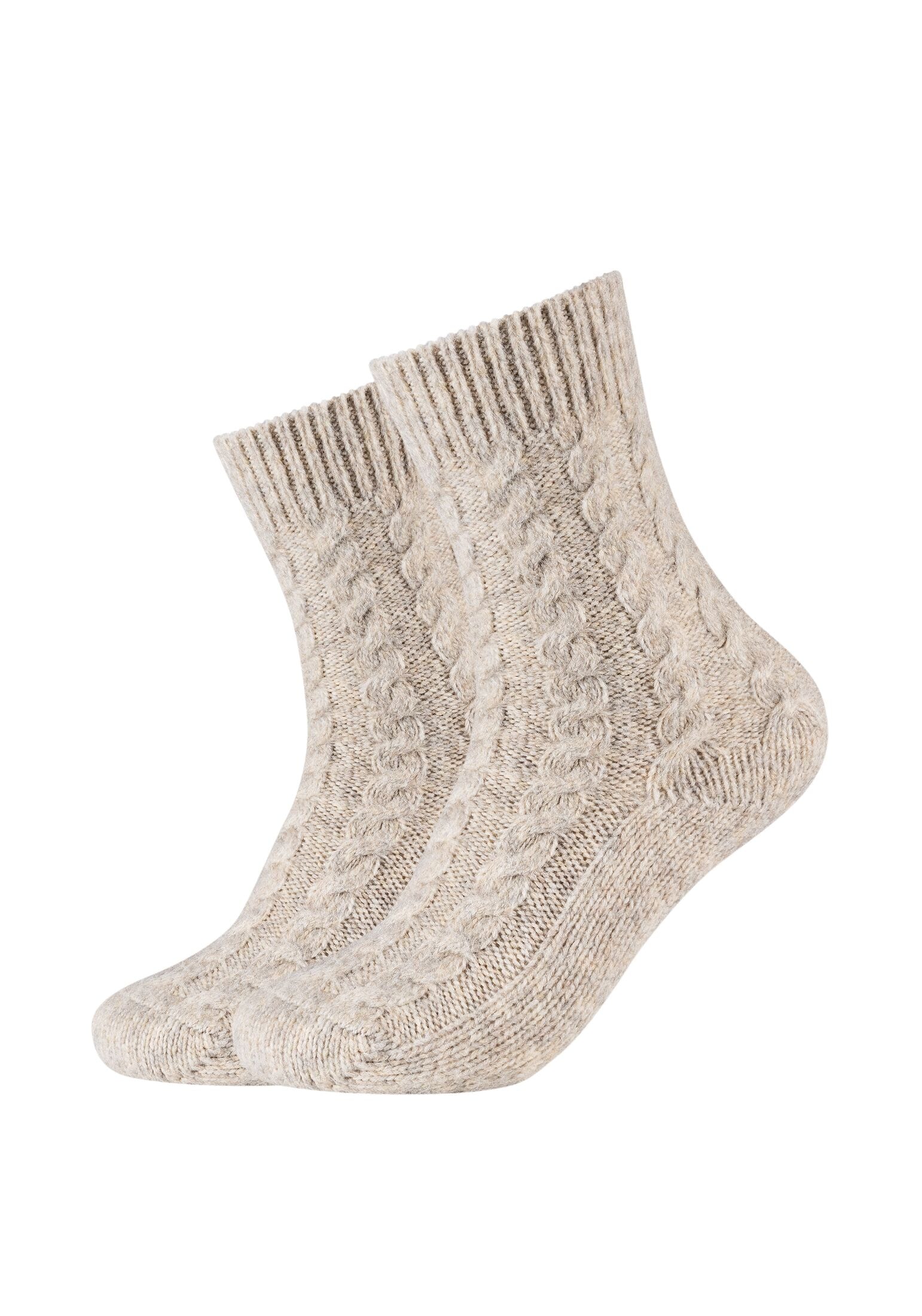 Camano Socken "Socken Cosy Kuschelsocken Flauschig Warm Damen Zopfmuster La günstig online kaufen