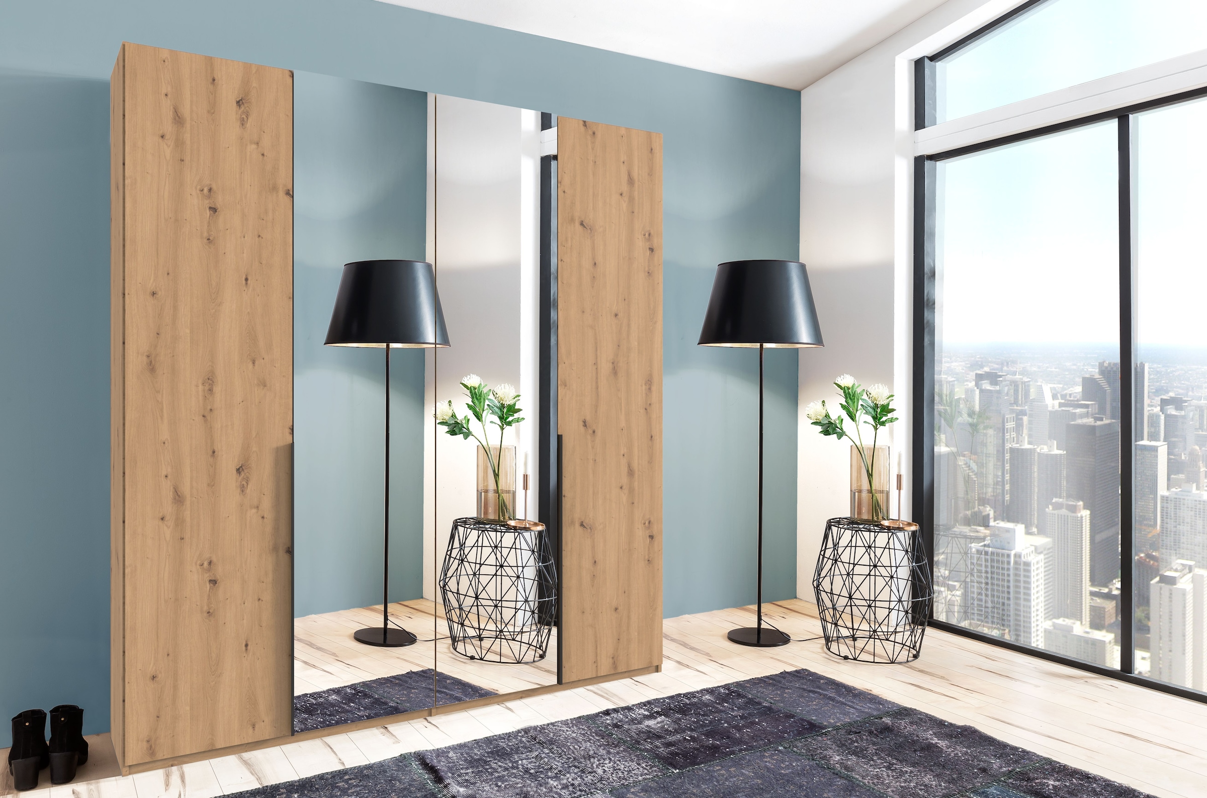 Wimex Kleiderschrank "Mugano, in 5 Breiten und 2 Höhen, Made in Germany", ( günstig online kaufen