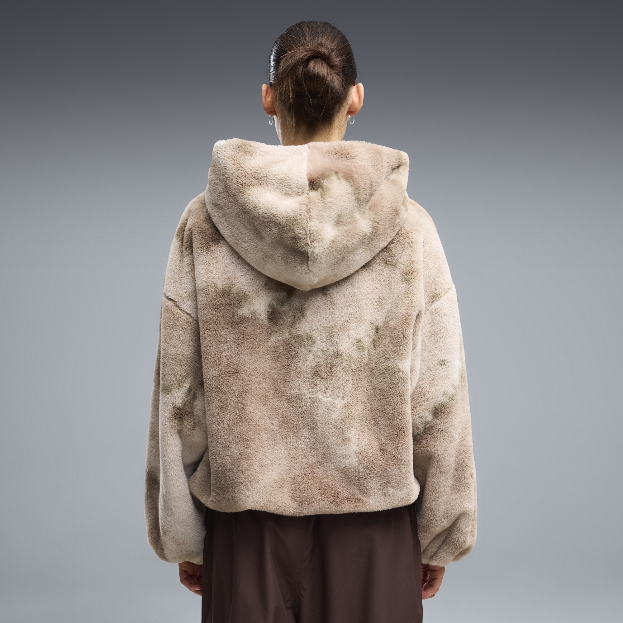 PUMA Funktionsweste »Street Glam Highloft Oversized Jacke Damen«