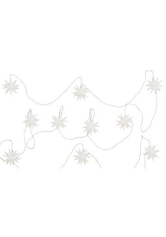 LED-Lichterkette »Felia, Weihnachtsdeko aussen«, mit 10 Sternen Ø ca. 12 cm, inklusive...