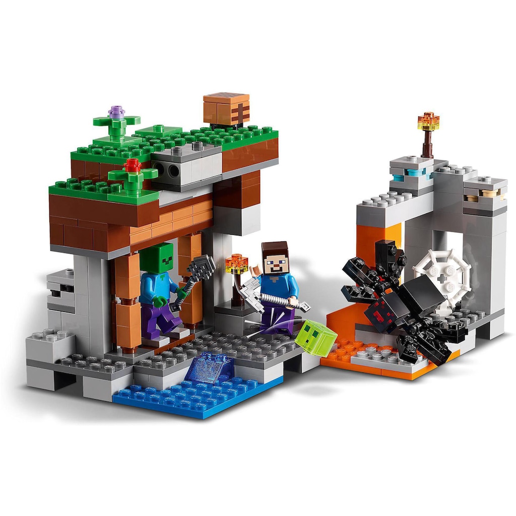 LEGO® Konstruktionsspielsteine »Die verlassene Mine (21166), LEGO® Minecraft™«, (248 St.)