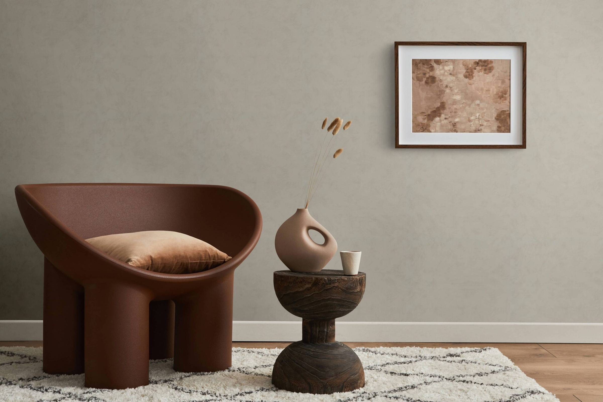 Marburg Vliestapete »Serene Solitude«, uni, moderne Tapete für Wohnzimmer Schlafzimmer Küche