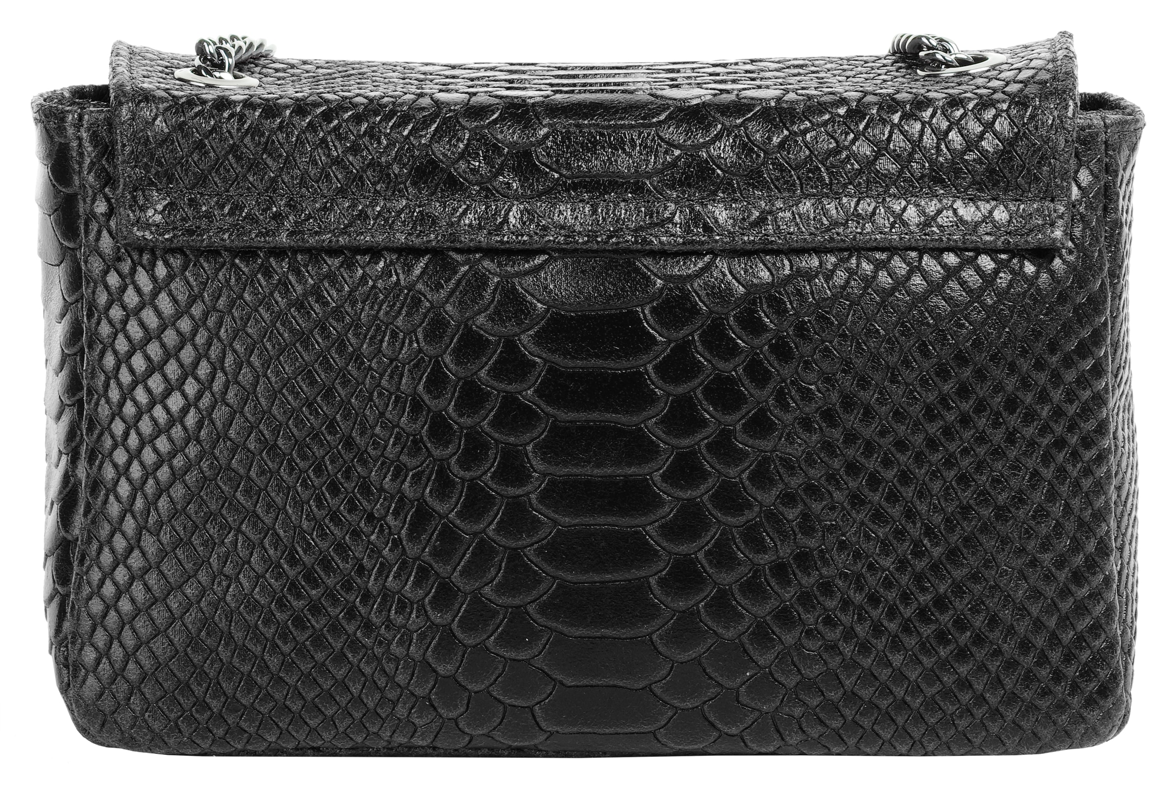 Cluty Umhängetasche, echt Leder, Made in Italy