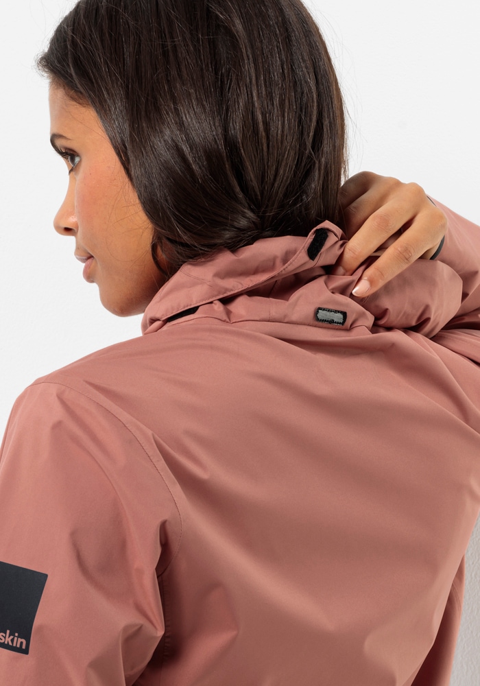 Jack Wolfskin Fahrradjacke »BIKE COMMUTE 2.5L JKT W«, mit Kapuze