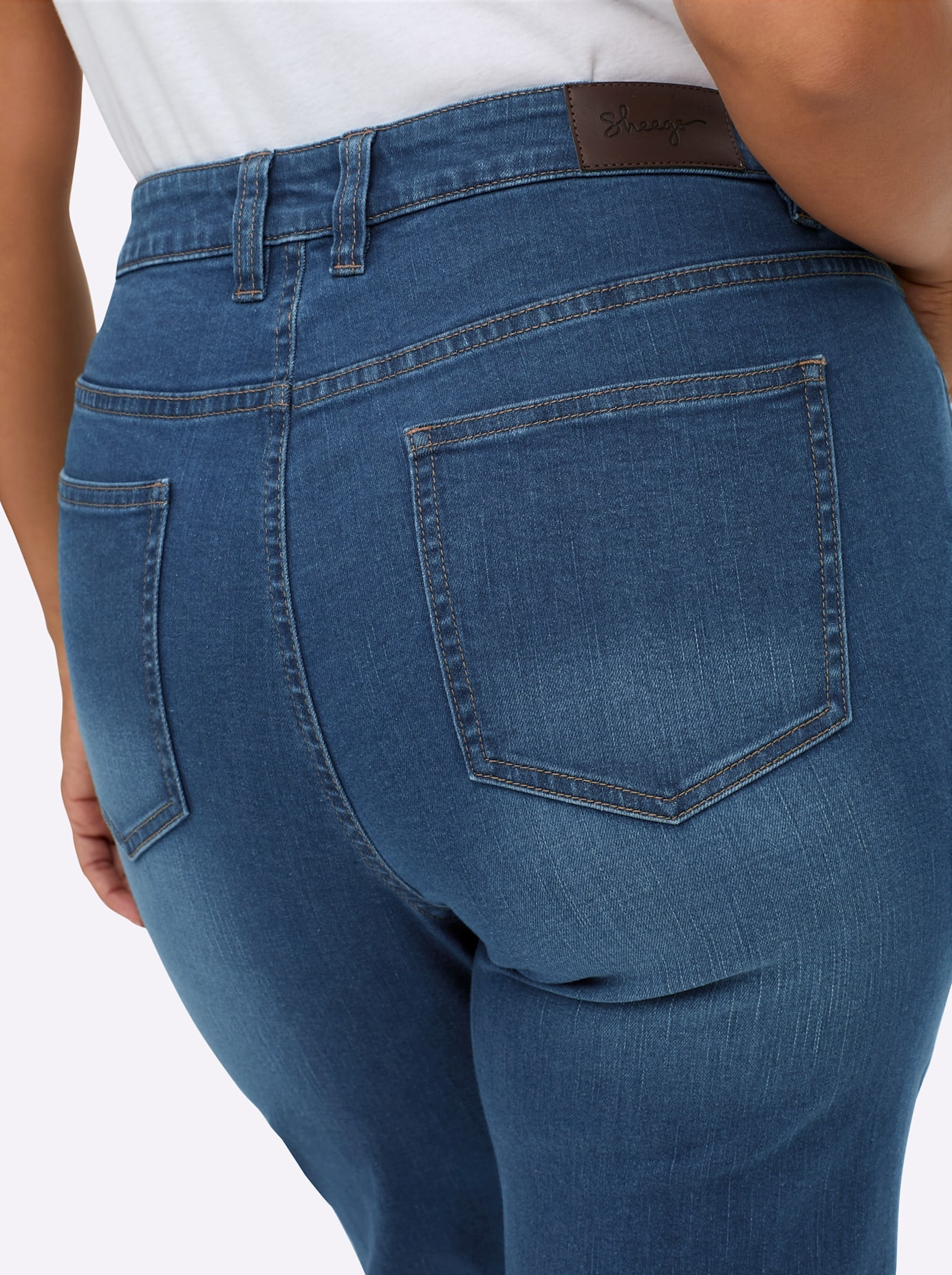 Sheego Bootcut-Jeans, (1 tlg.)