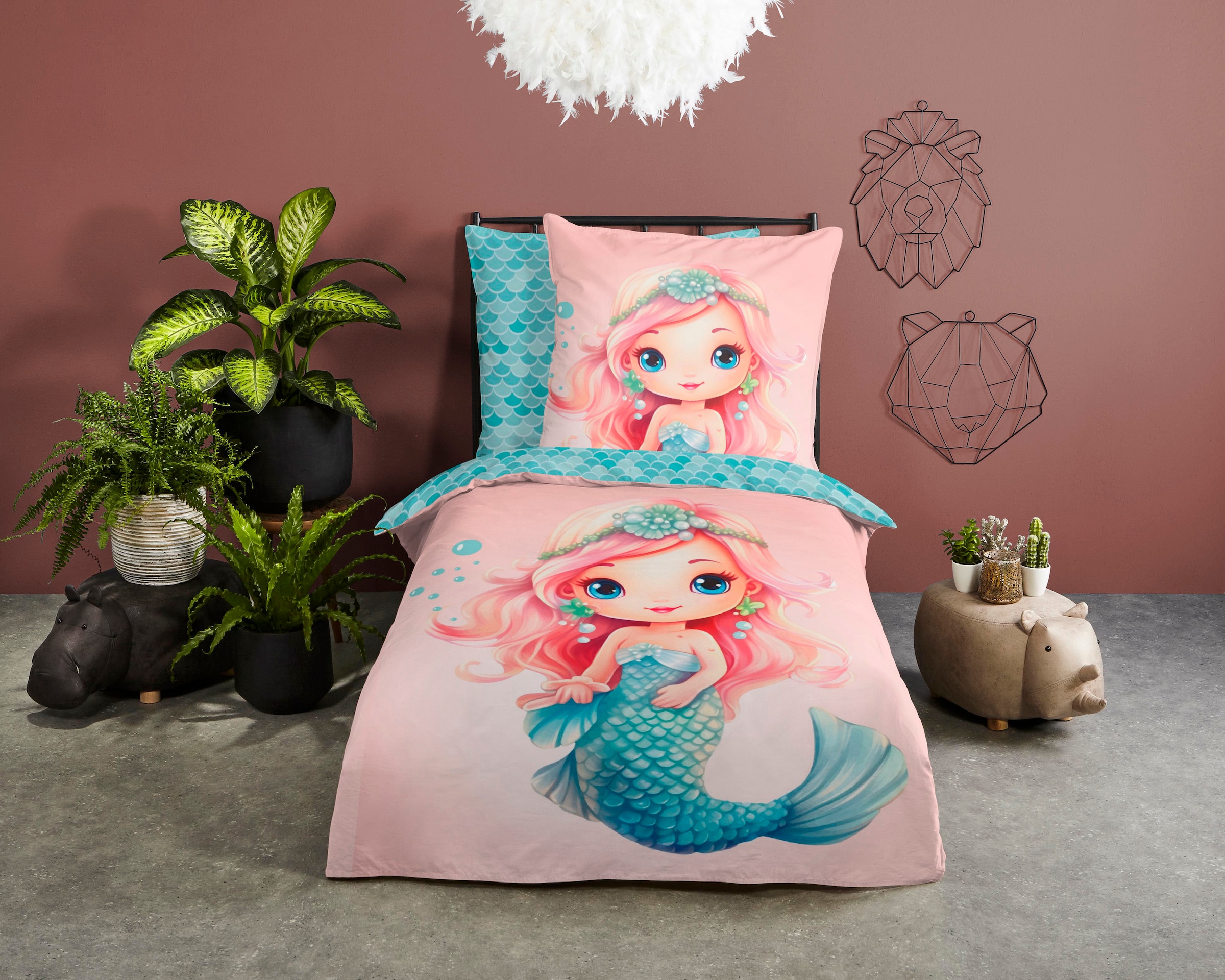 good morning Kinderbettwäsche "Alisse" 2 Stk. tlg. Baumwolle, 135x200, Reiß günstig online kaufen