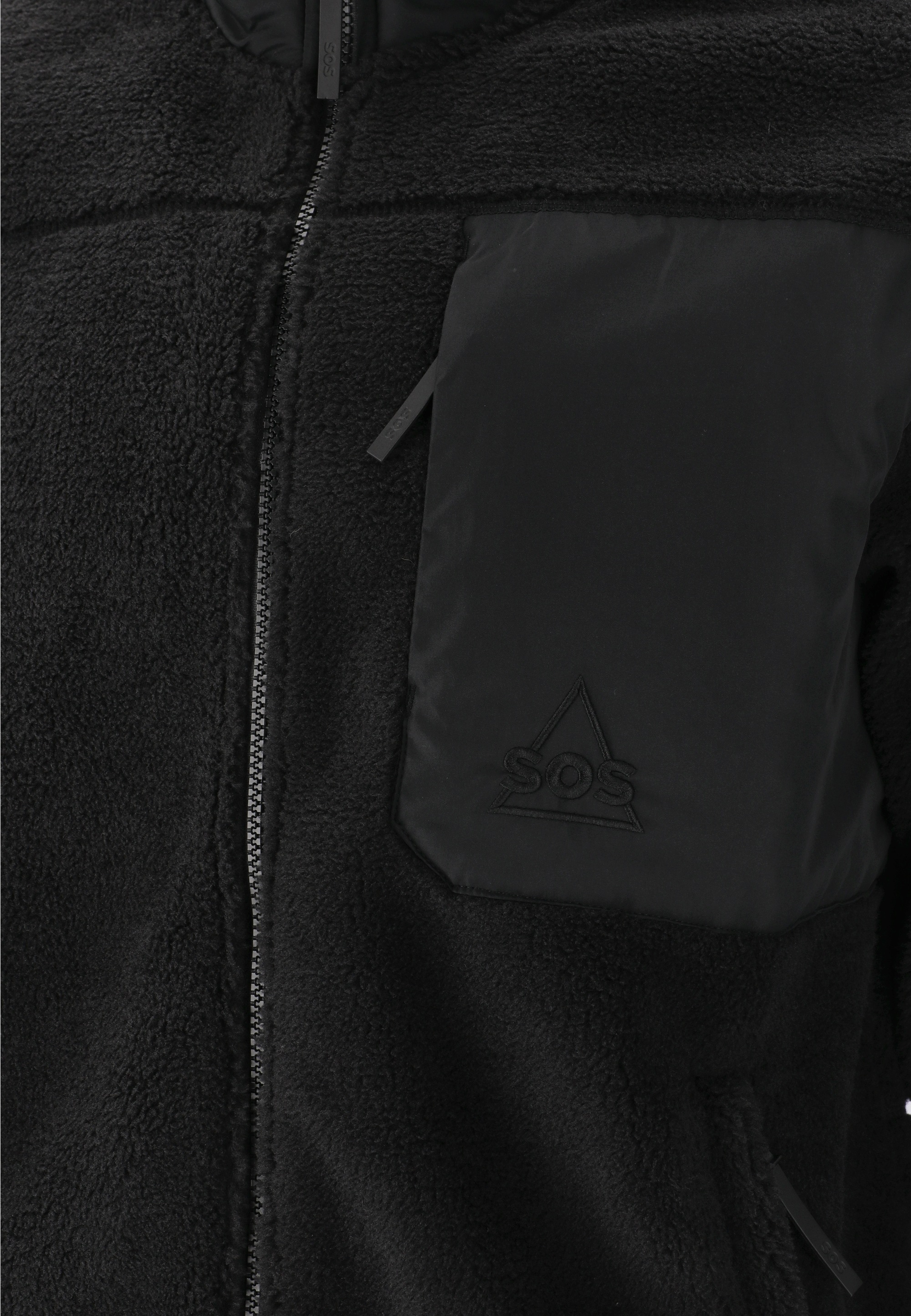 SOS Fleecejacke »La Grave«, mit praktischer Brusttasche