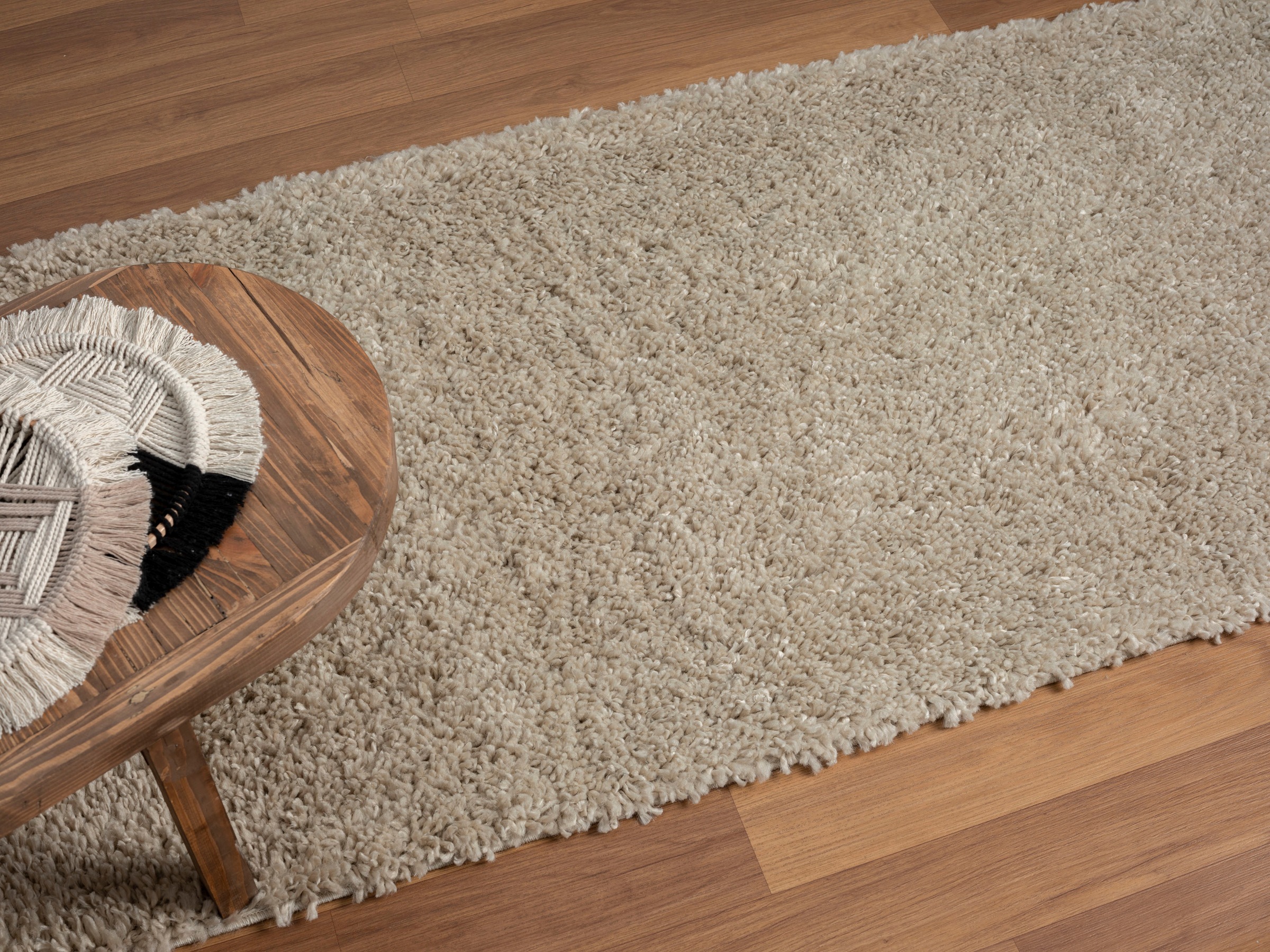 Myflair Möbel & Accessoires Hochflor-Läufer »My Shaggy«, rechteckig, 37 mm Höhe, Shaggy, Uni Farben, leicht glänzend, Microfaser, extra flauschig
