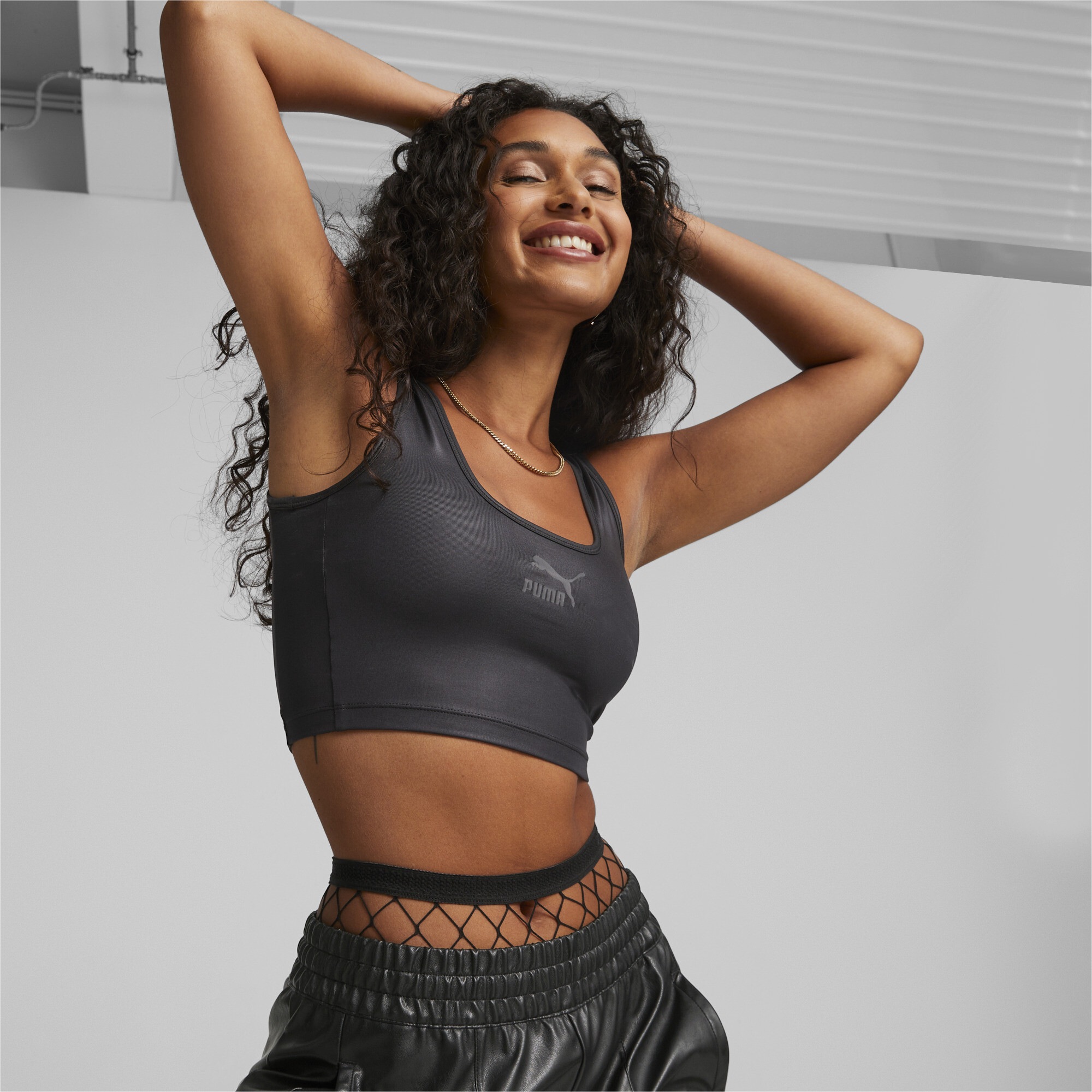 Black Friday T-Shirt Cropped-Top PUMA Damen« Shiny BAUR »T7 