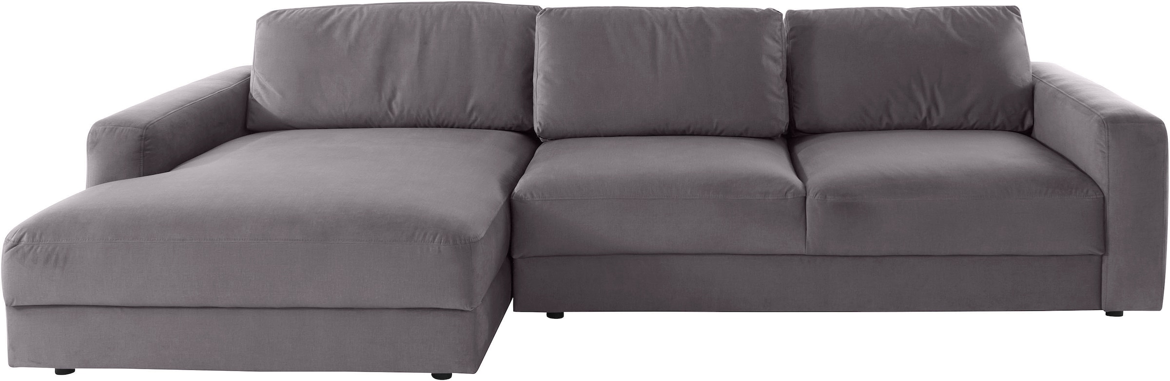 Places of Style Ecksofa »Bloomfield, L-Form«, extra tiefe Sitzfläche, wahlweise mit Sitztiefenverstellung
