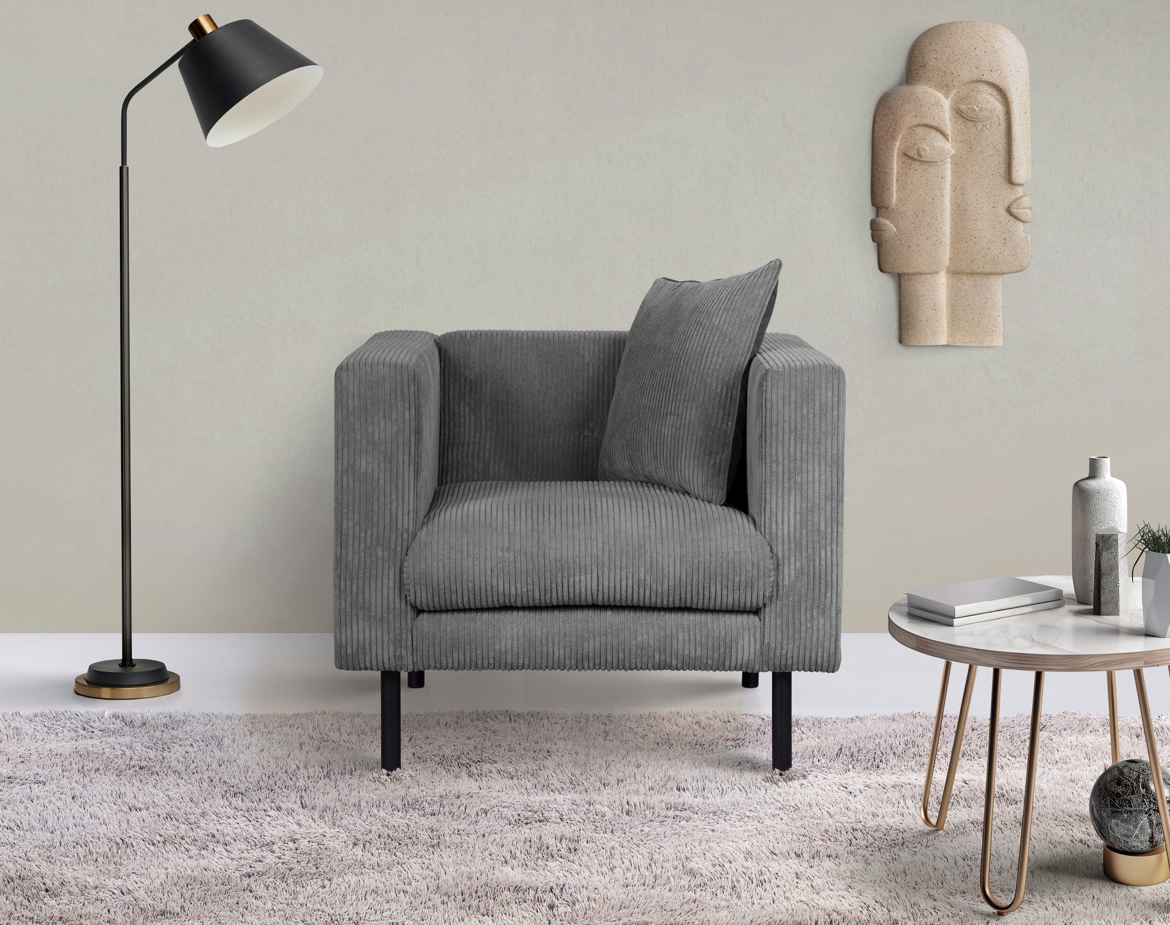 Home affaire Sessel "Lillibeth Cocktailsessel, Loungesessel, Maße B/T/H: 90 günstig online kaufen