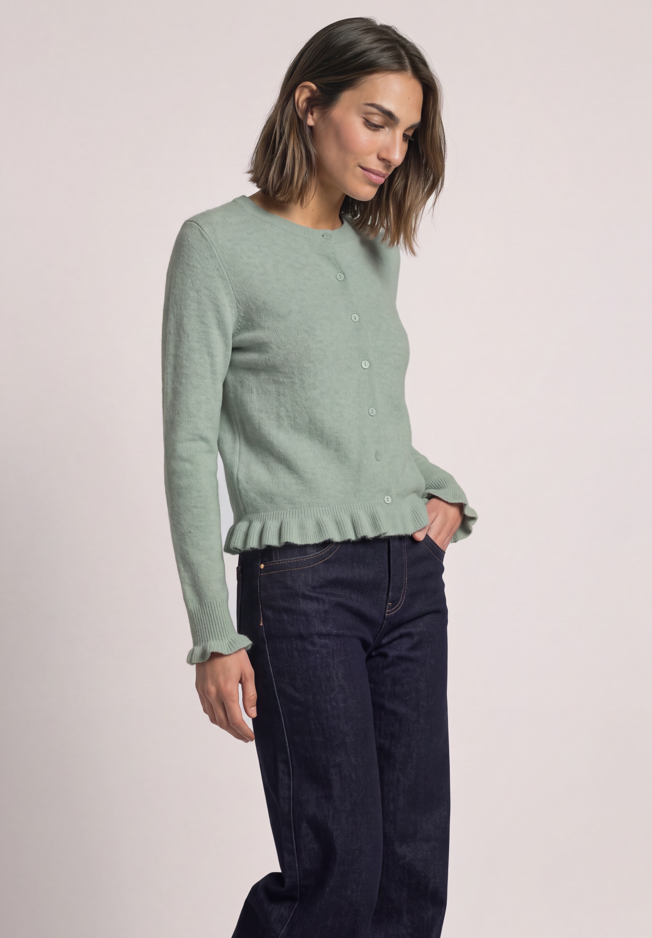 STREET ONE Cardigan mit Knopfleiste
