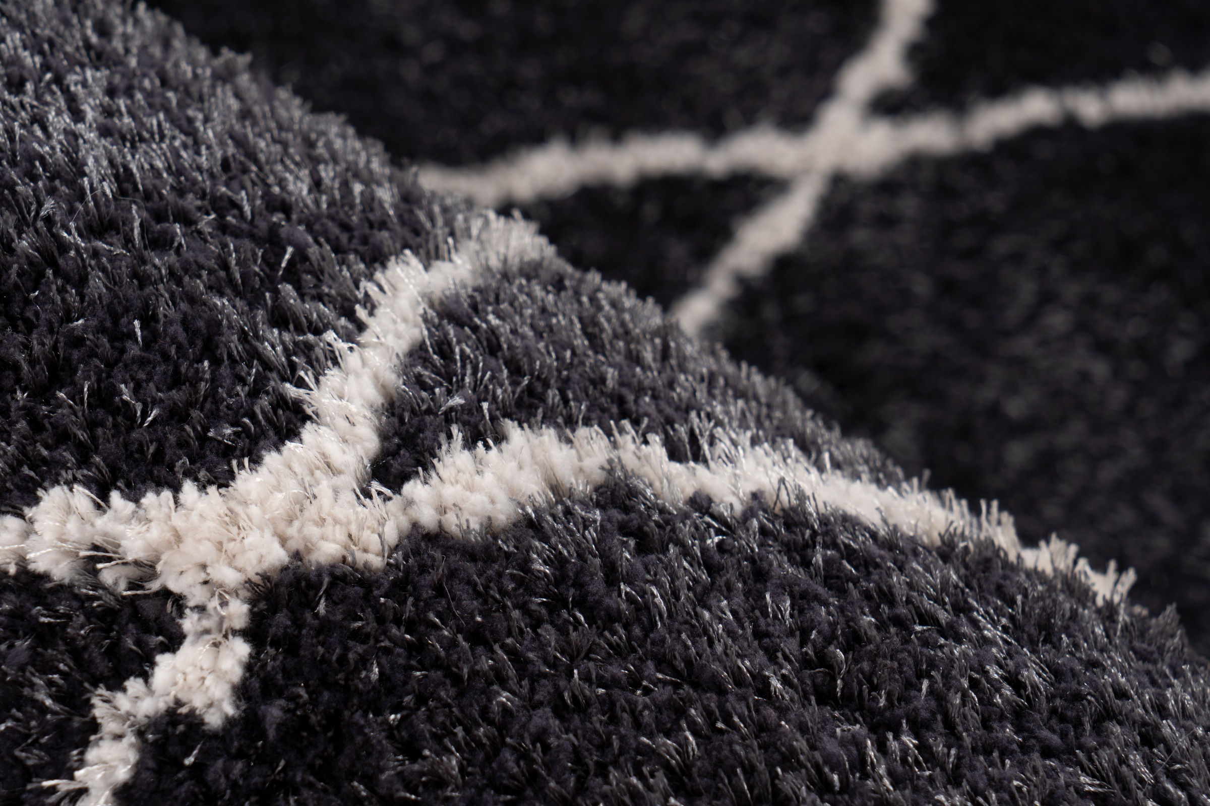 Teppich ME GUSTA "Orlando 425", grau (anthrazit), B:200cm H:27mm L:290cm, Polyester, Teppiche, Teppich, Weicher Hochflorteppich, dezent gestaltet,Fußbodenheizung geeignet 3