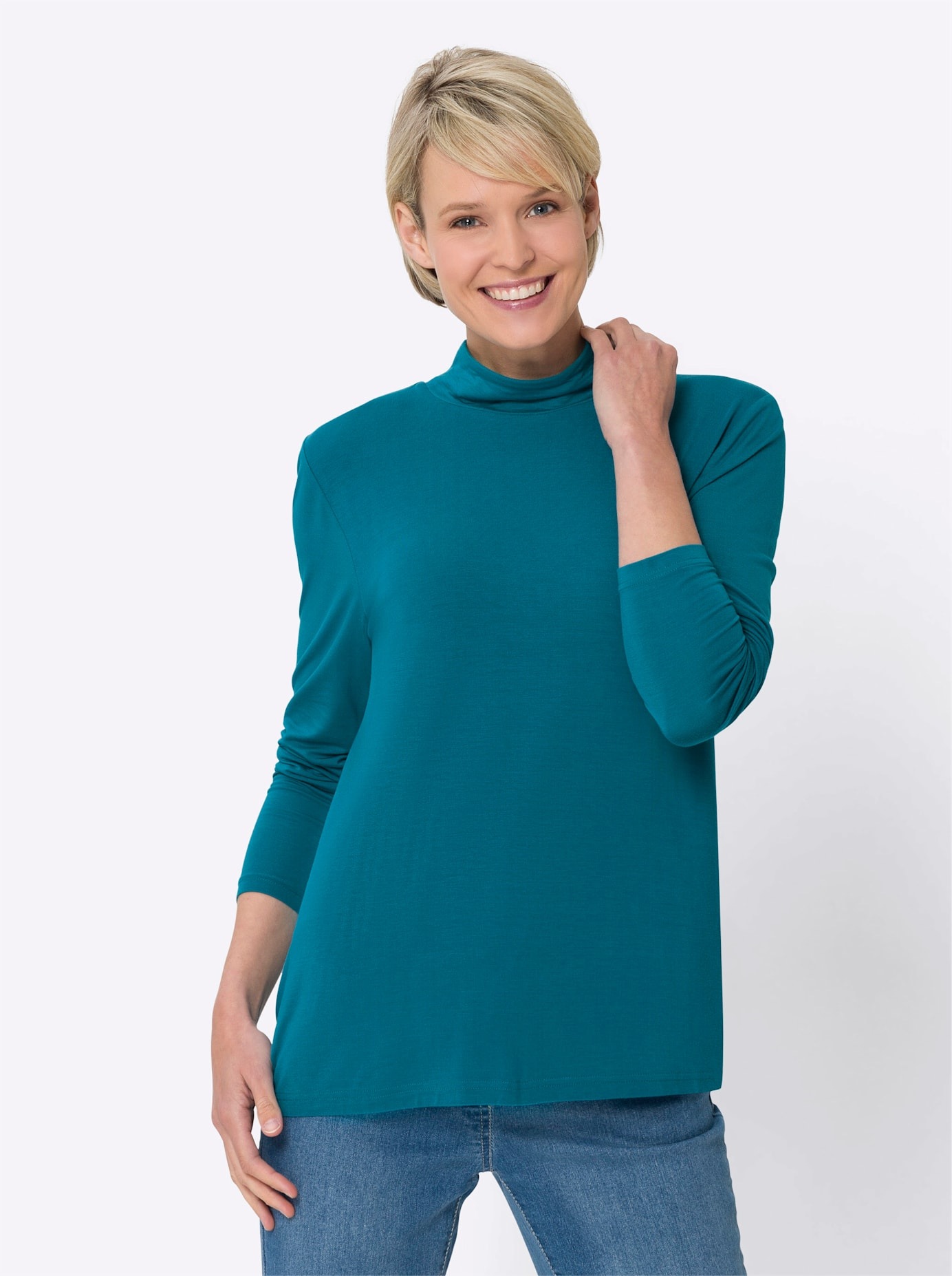 Classic Basics Stehkragenshirt "Stehkragen-Shirt" 1 Stk. günstig online kaufen