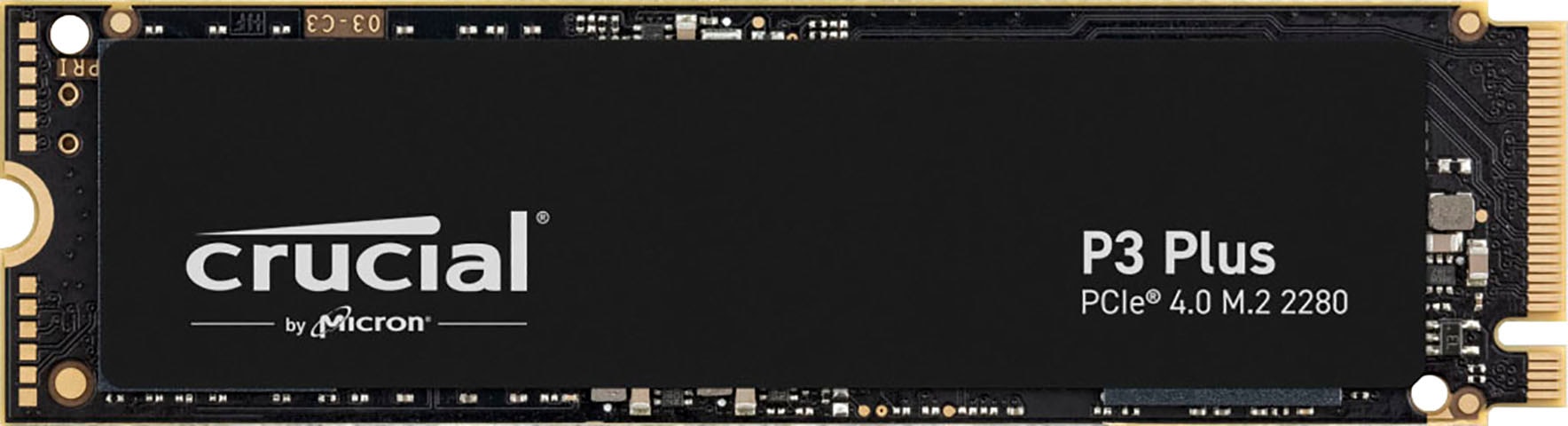 Crucial interne SSD »P3 Plus«, Anschluss M.2 PCIe 4.0