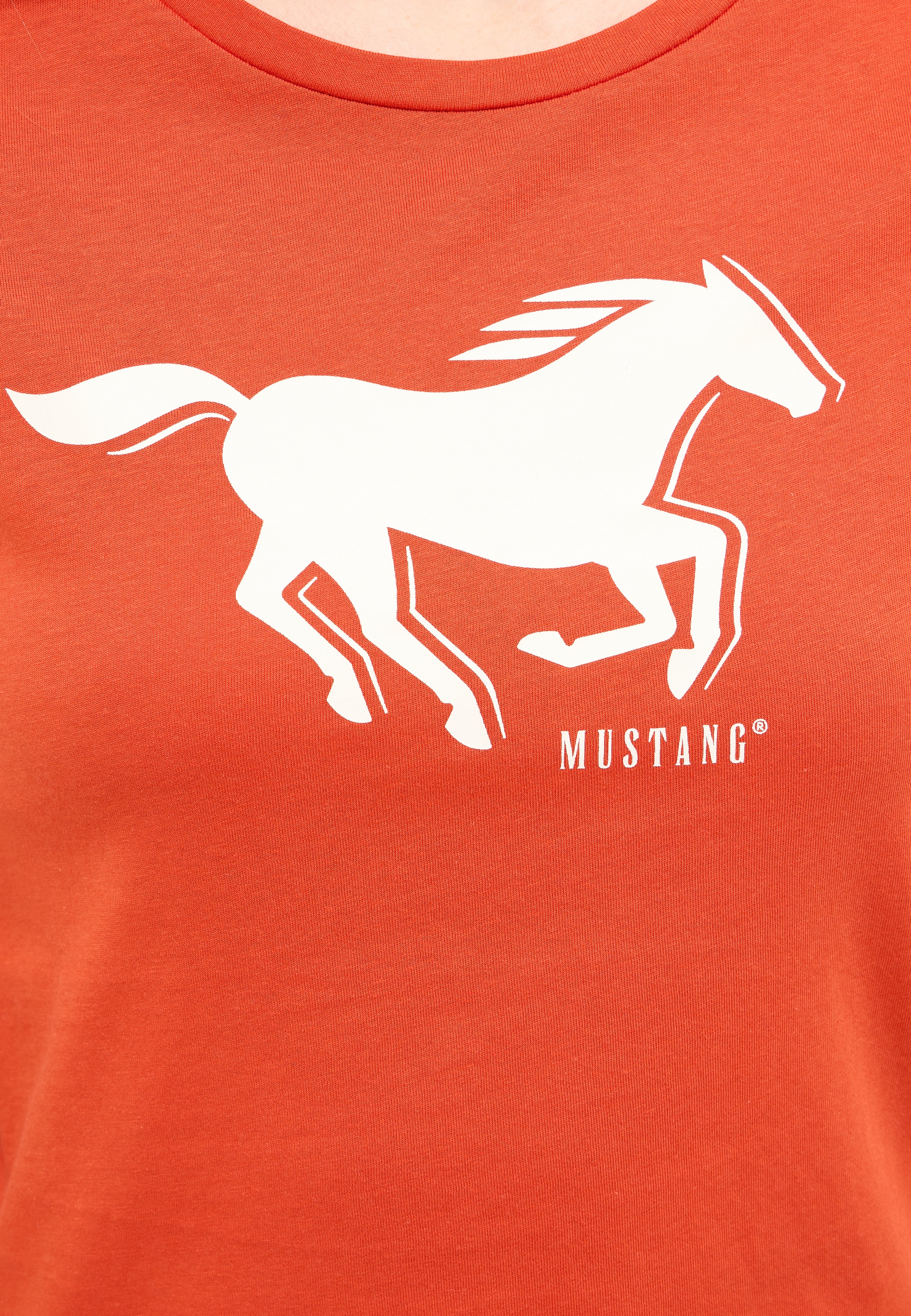 MUSTANG Kurzarmshirt »Damen Style Loa«