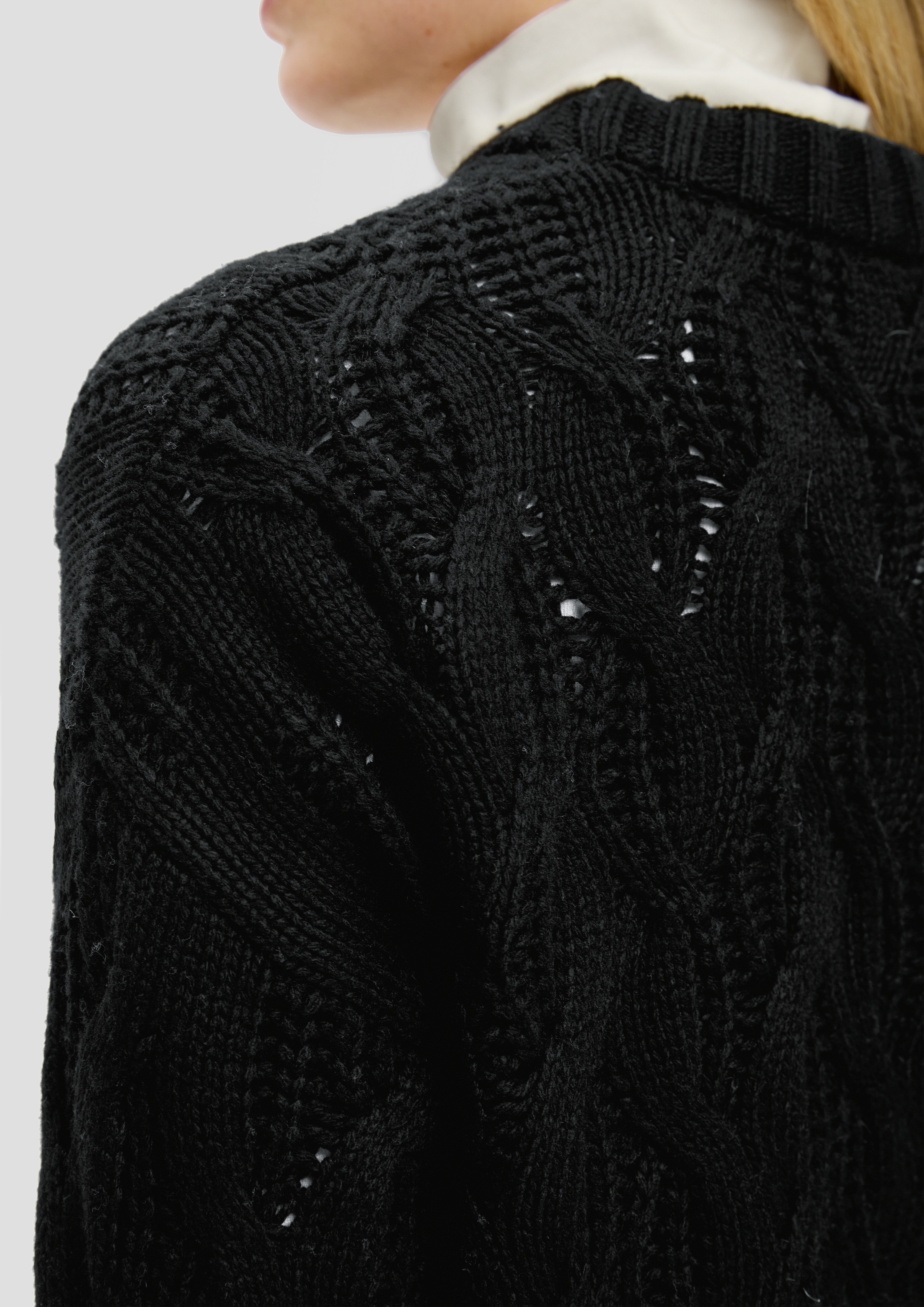 s.Oliver Strickpullover, mit Zopfmuster