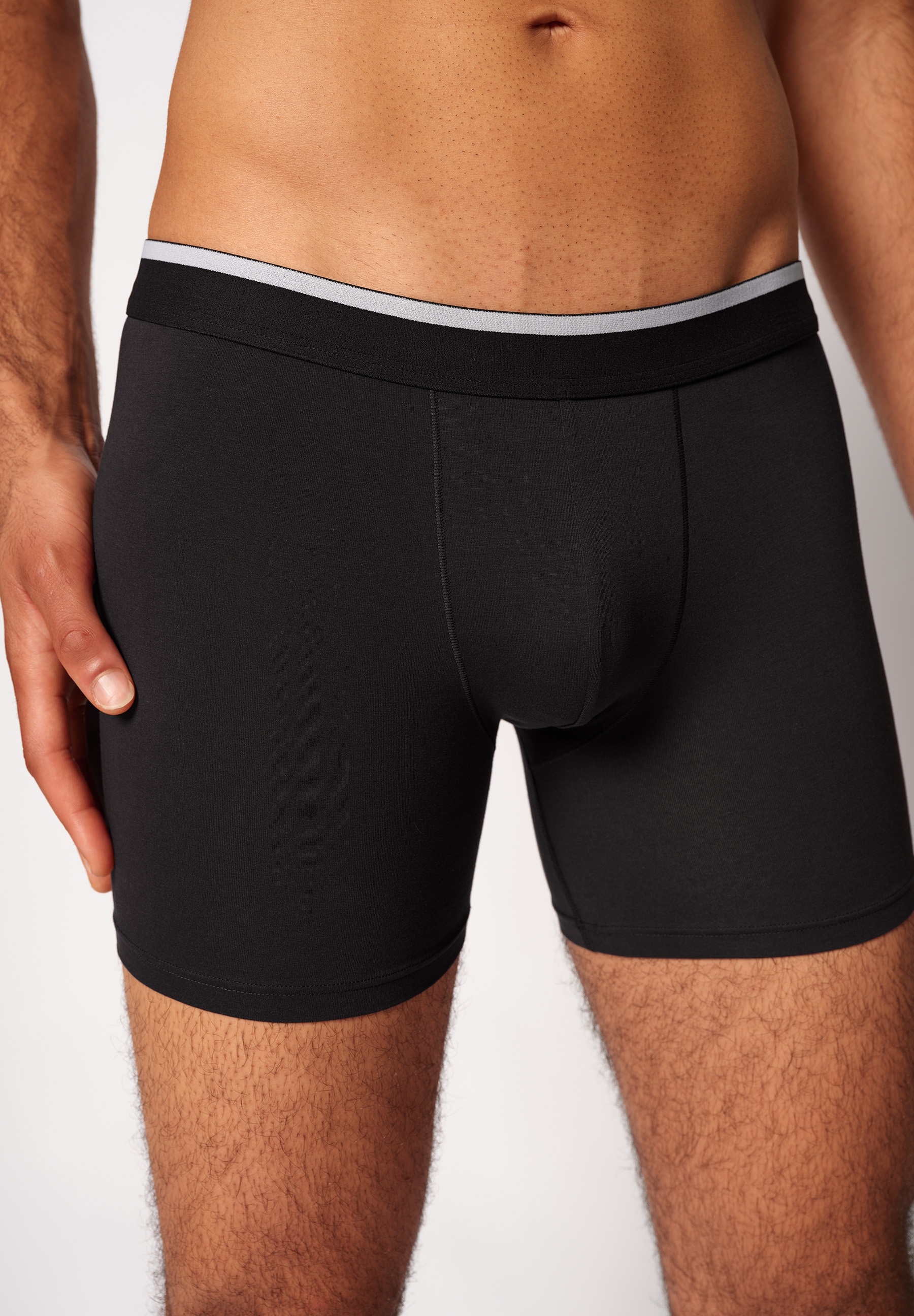 Skiny Lange Unterhose »Cotton Multipack« 2er Pack,  bequem, elastisch, basic, weich, Baumwollmix