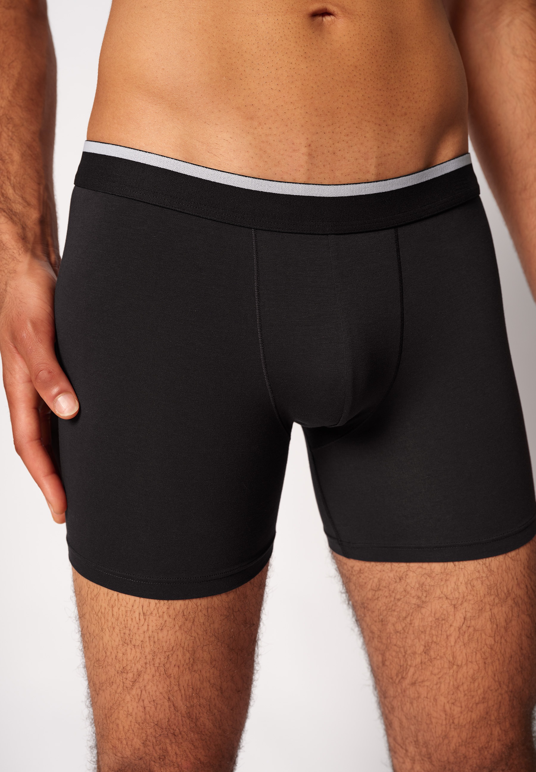 Thumbnail - Skiny Lange Unterhose "Cotton Multipack" 2er Pack, bequem, elastisch, basic, weich, Baumwollmix