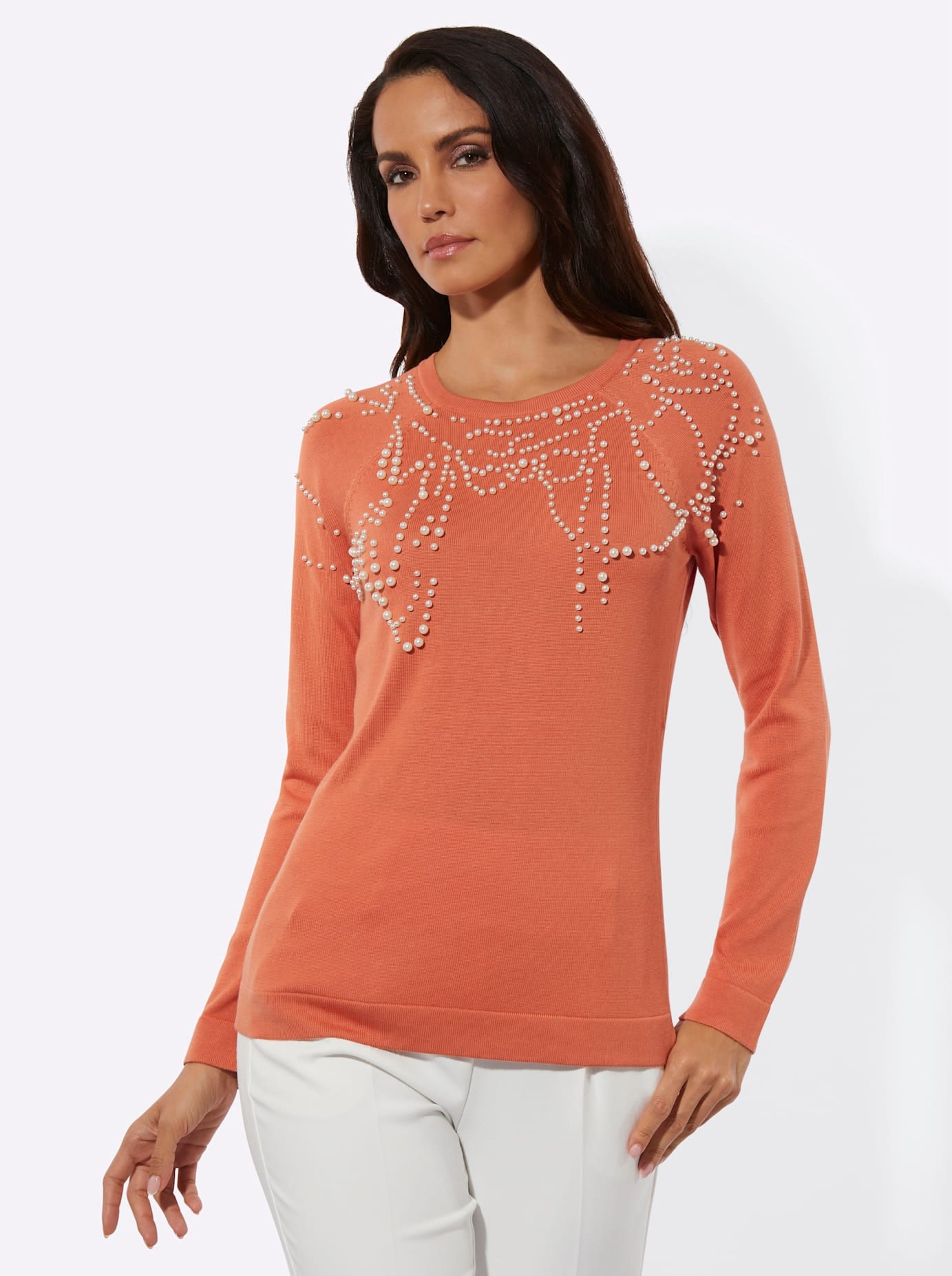 creation L Strickpullover »Modal-Baumwoll-Pullover«