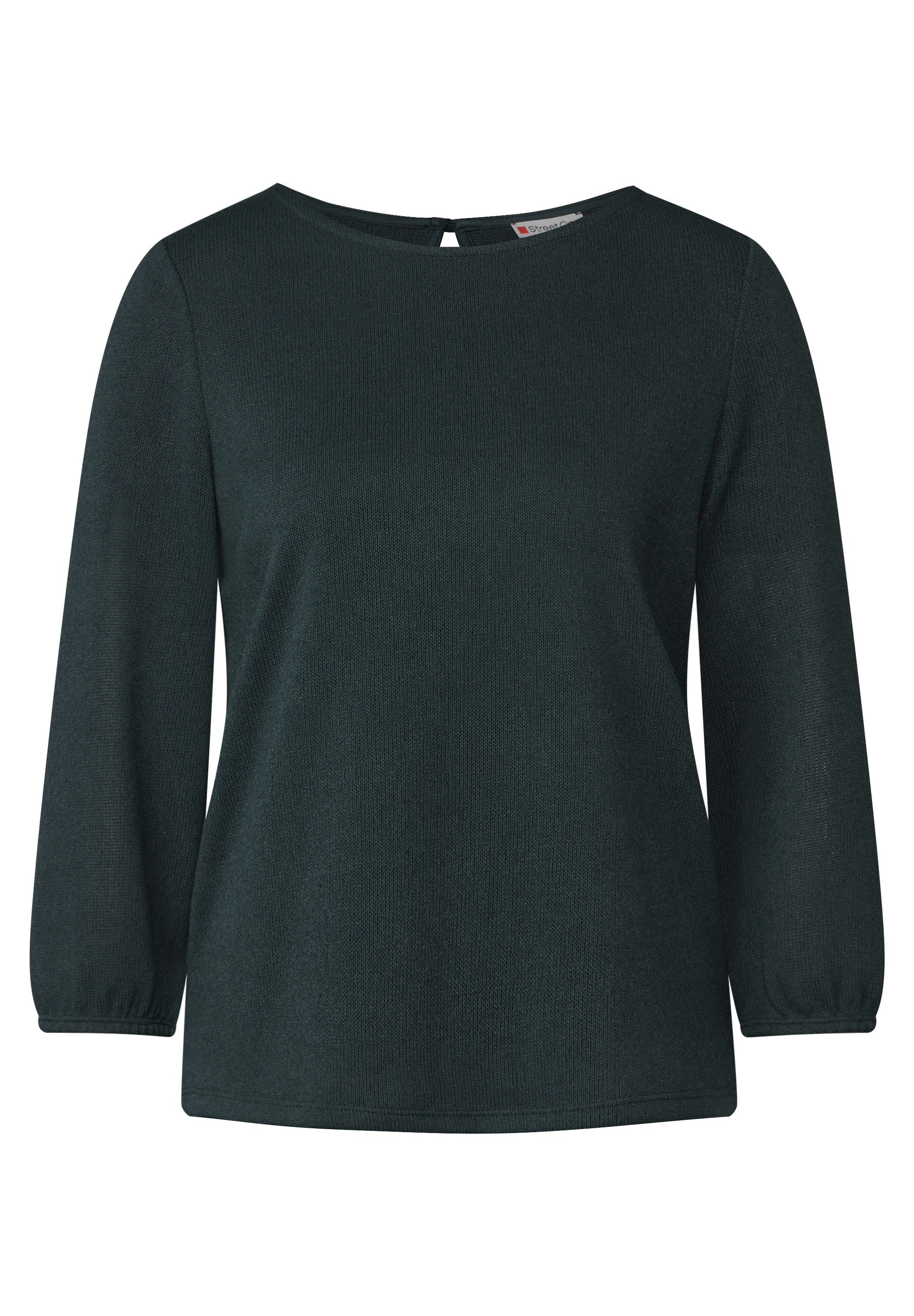 STREET ONE 3/4-Arm-Shirt, mit kleinem Cut-Out am Rücken