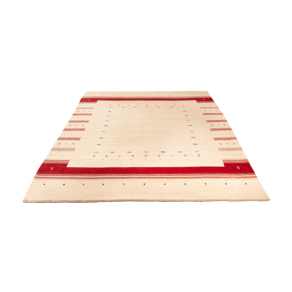 morgenland Wollteppich »Aurora Flair - Gabbeh Teppich - Loribaft Softy«, rechteckig, 1,2 mm Höhe, Sehr weicher Flor