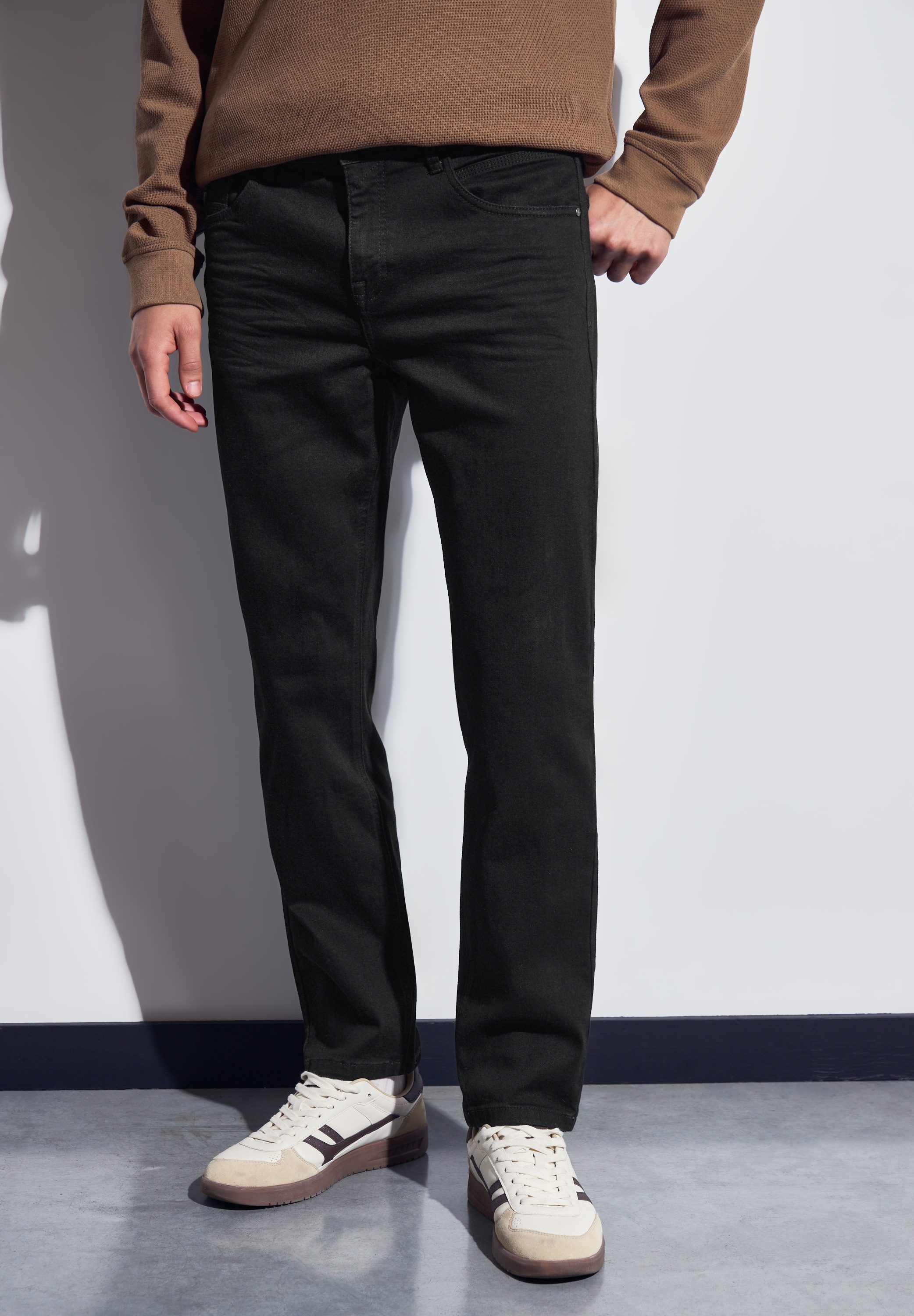STREET ONE MEN Regular-fit-Jeans, aus Baumwolle mit Stretchanteil günstig online kaufen