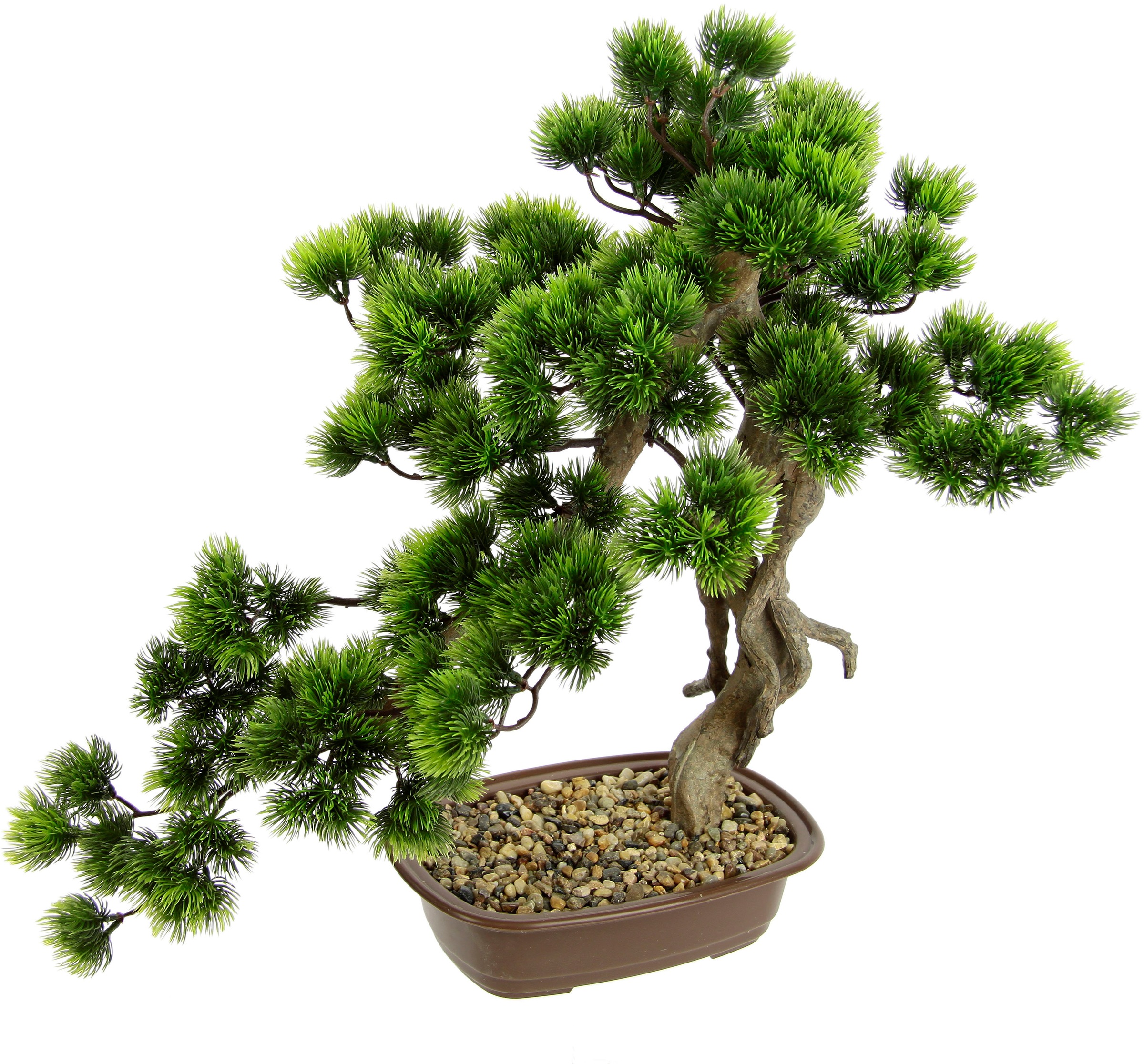 I.GE.A. Kunstpflanze "Bonsai Baum in Schale", Exotische Bäume Zen Garten günstig online kaufen