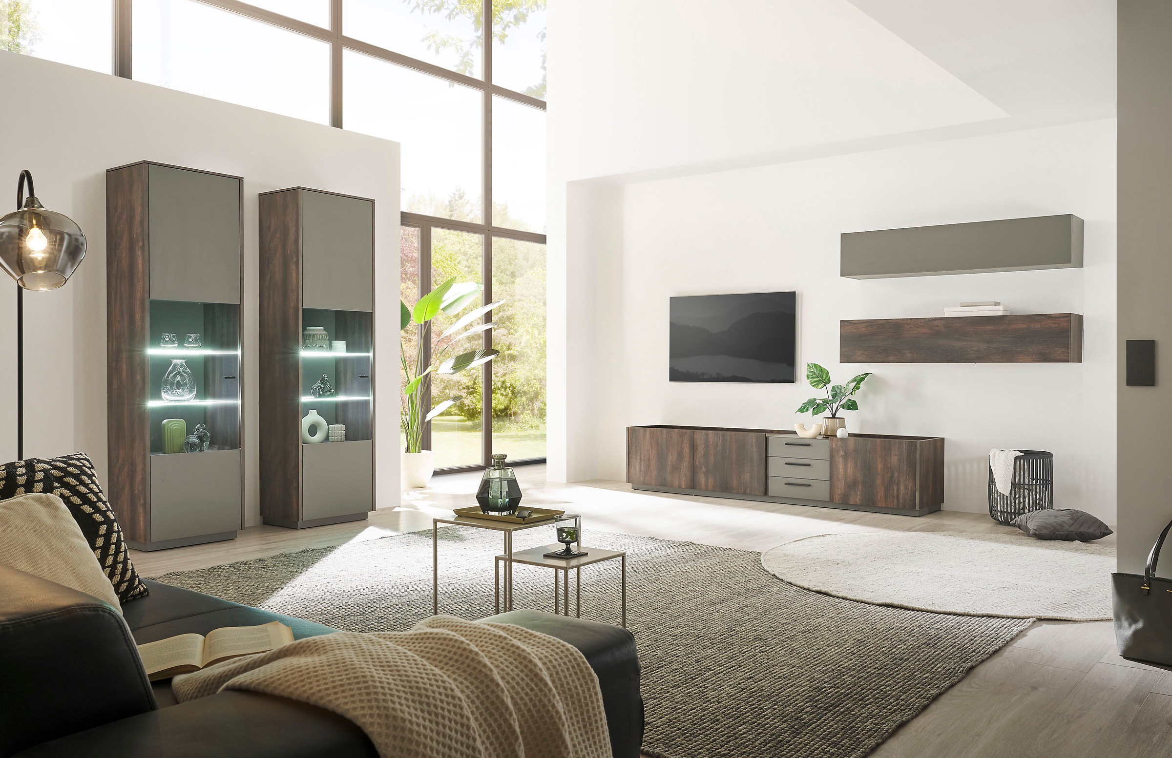 INOSIGN Schrank-Set »LARGO«, (Set, 3 St.), mit Soft-Close und Push to open-Funktion