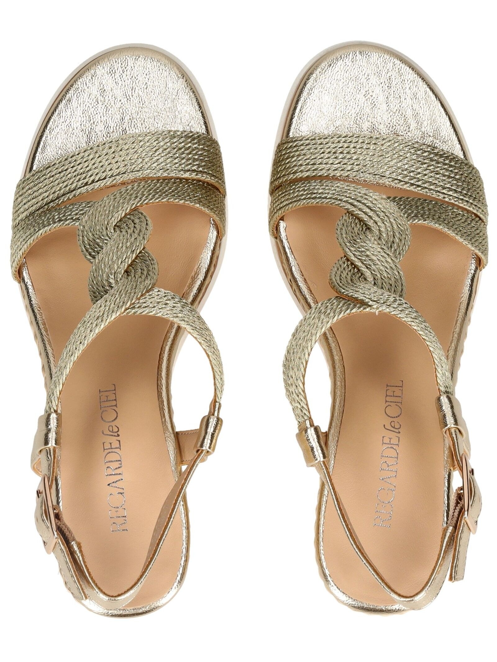 Regarde Le Ciel Keilsandalette »Regarde Le Ciel Sandalen Leder/Textil«