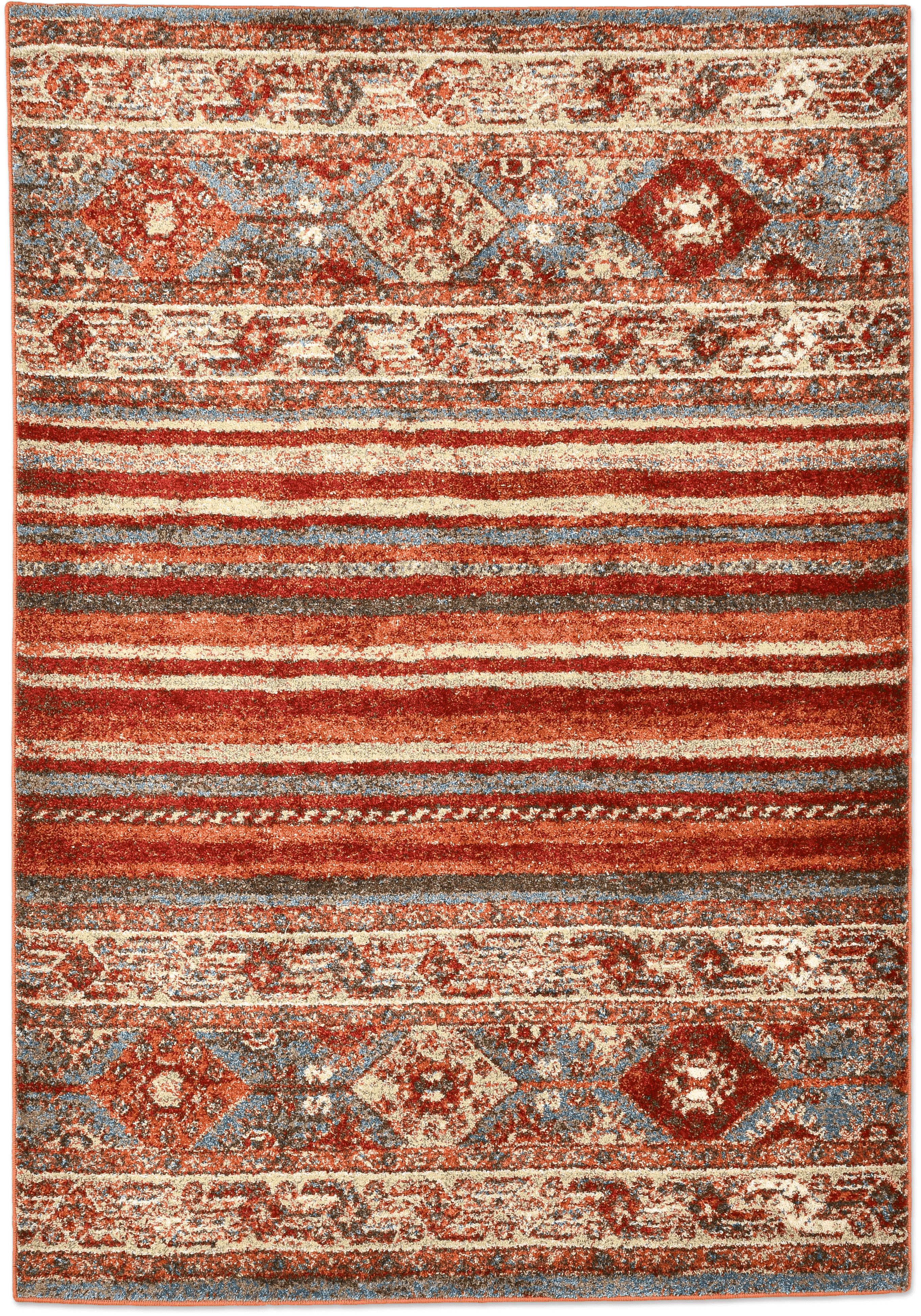Gino Falcone Teppich "Felicia 26559" rechteckig 12 mm Höhe Kurzflor, modernes Ethno-Design, weicher Flor