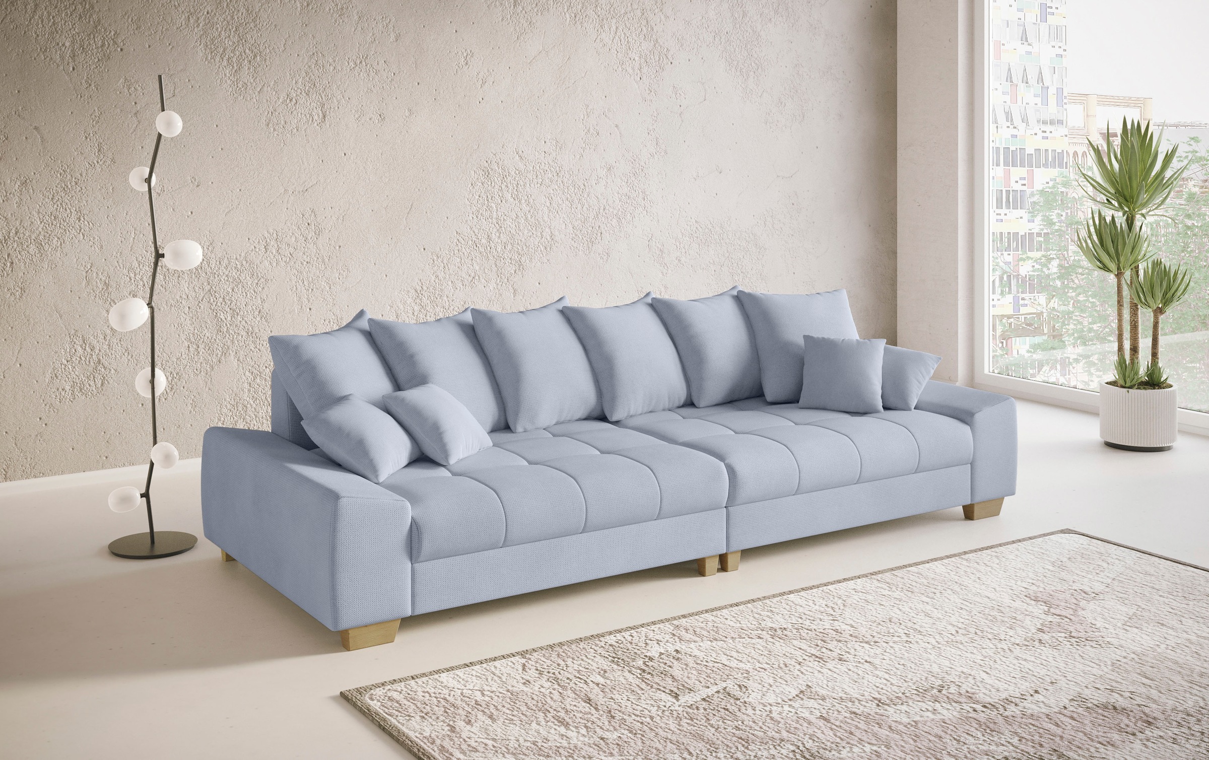 Mr. Couch Big-Sofa "Nikita II", Wahlweise mit Kaltschaumpolsterung, bis 140 günstig online kaufen