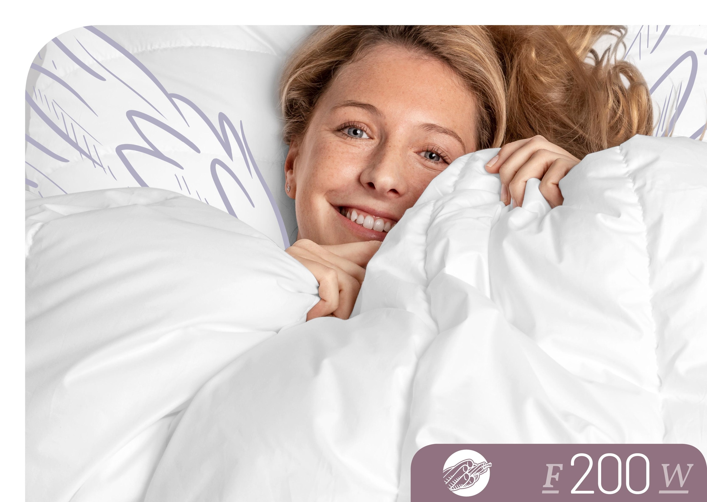 Schlafstil Baumwollbettdecke "F200" warm 1 Stk. tlg. hergestellt in Deutsch günstig online kaufen