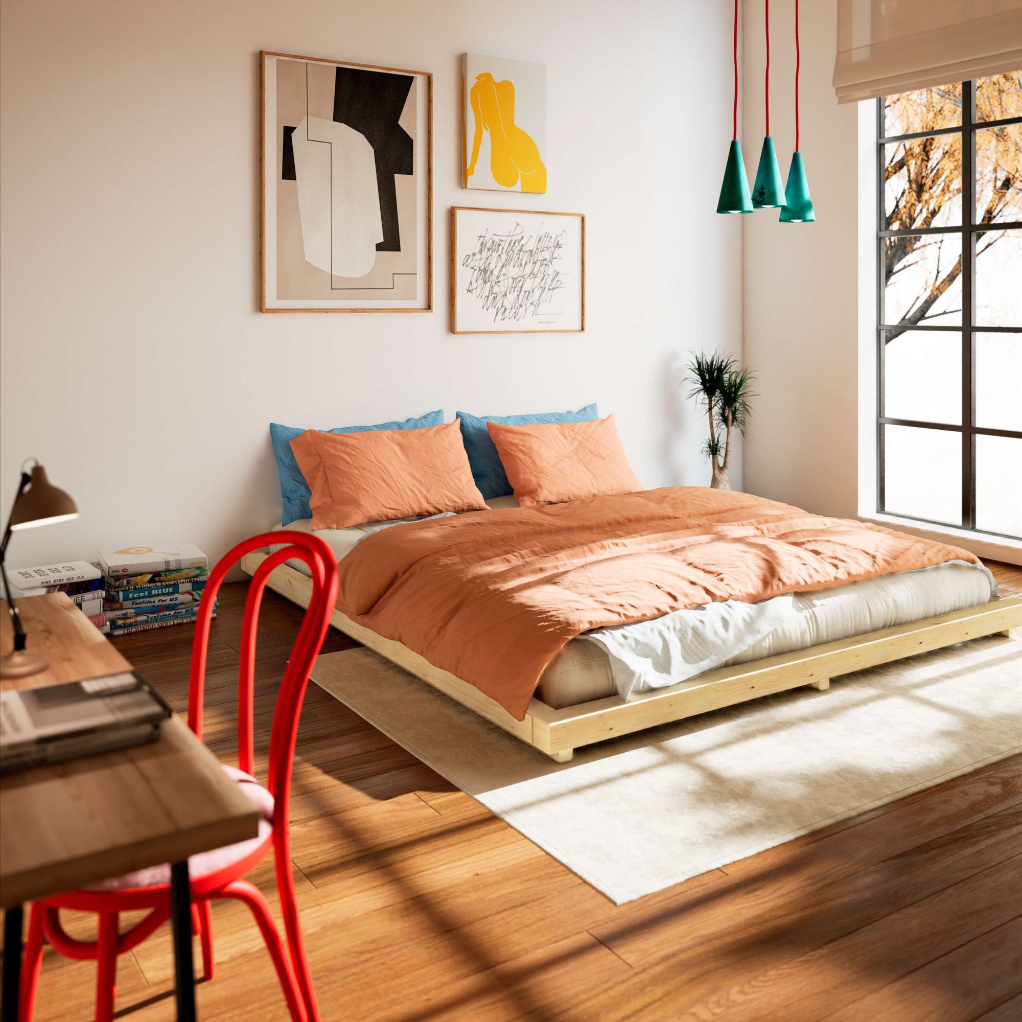 Karup Design Bettgestell "FSC Massivholz Futonbett, excl. Matratze, mit Lat günstig online kaufen