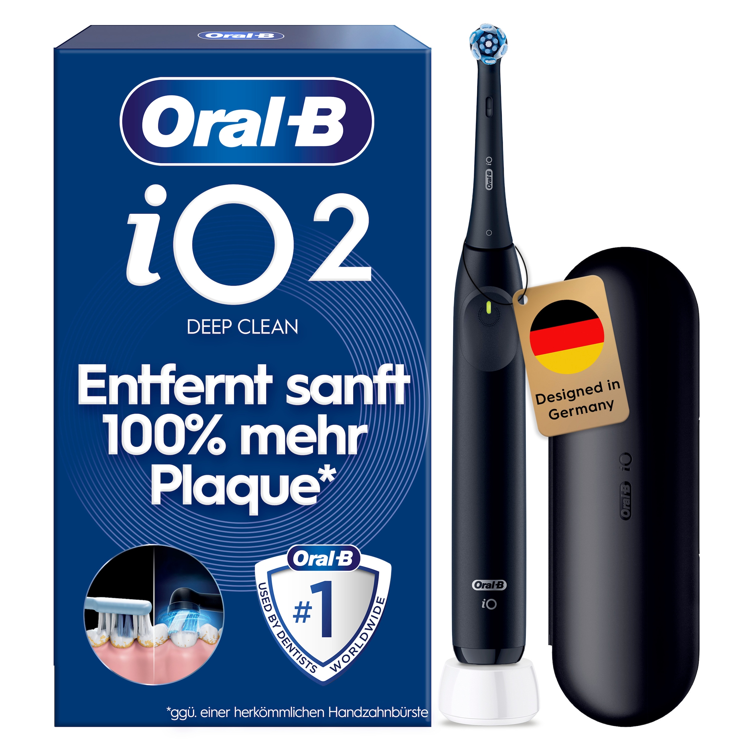 🦷 Oral-B iO Series 2 elektrische Zahnbürste mit 3 Putzmodi schwarz ✅NEUWERTIG✅ - Image 9