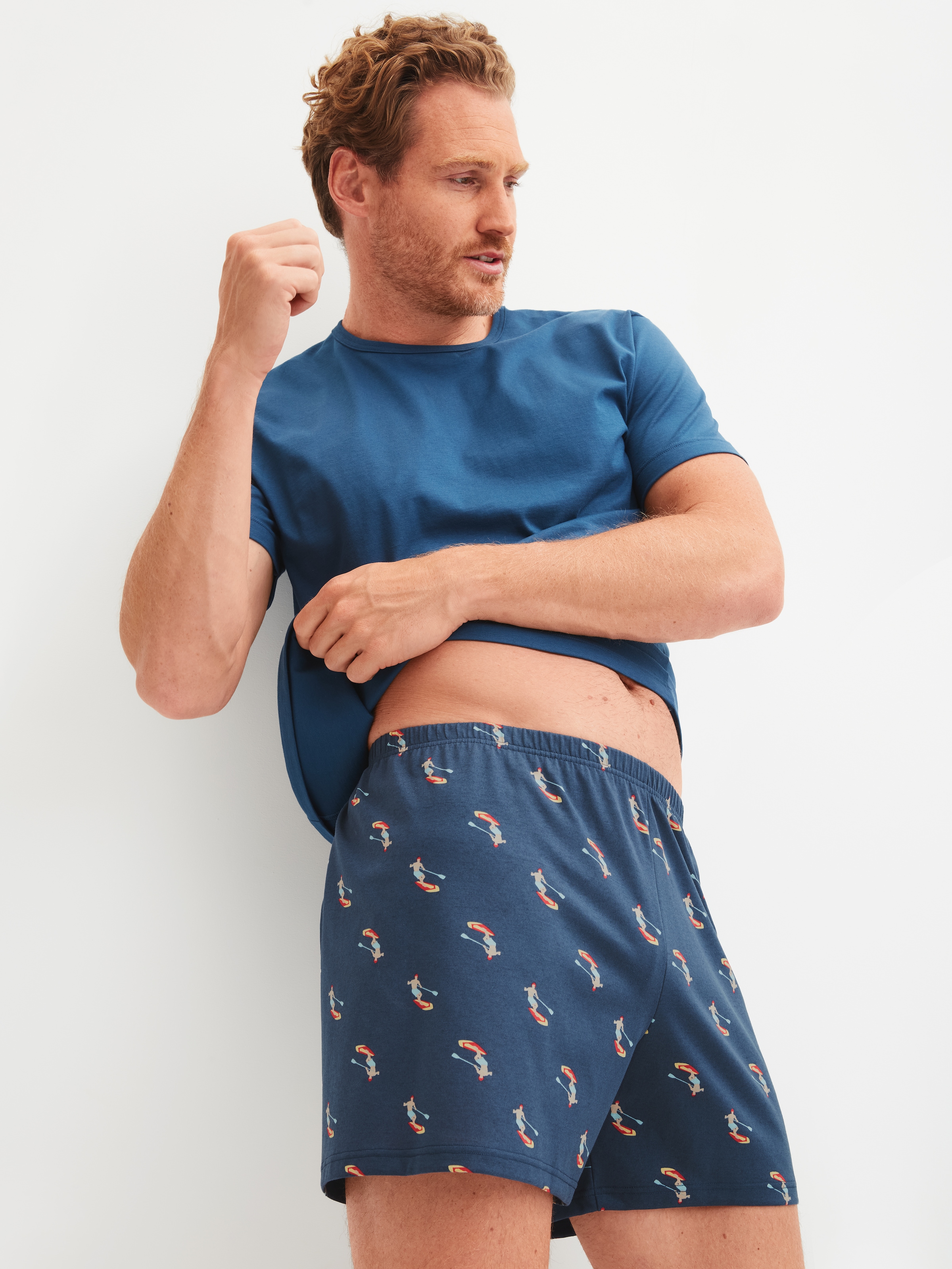 CALIDA Boxershorts »Prints« ohne Eingriff, lockere Passform, in Single-Jersey Qualität