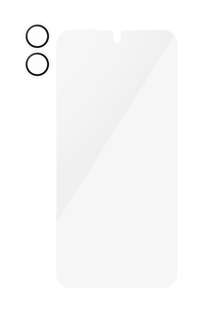 CARE by PanzerGlass Displayschutzglas »2-in-1 Protection - Ultra-Wide Fit Screen + Camera Protector«, für Samsung Galaxy S25 Edge, Displayschutzfolie, Schutzfolie, Bildschirmschutz, kratz- & stoßfest