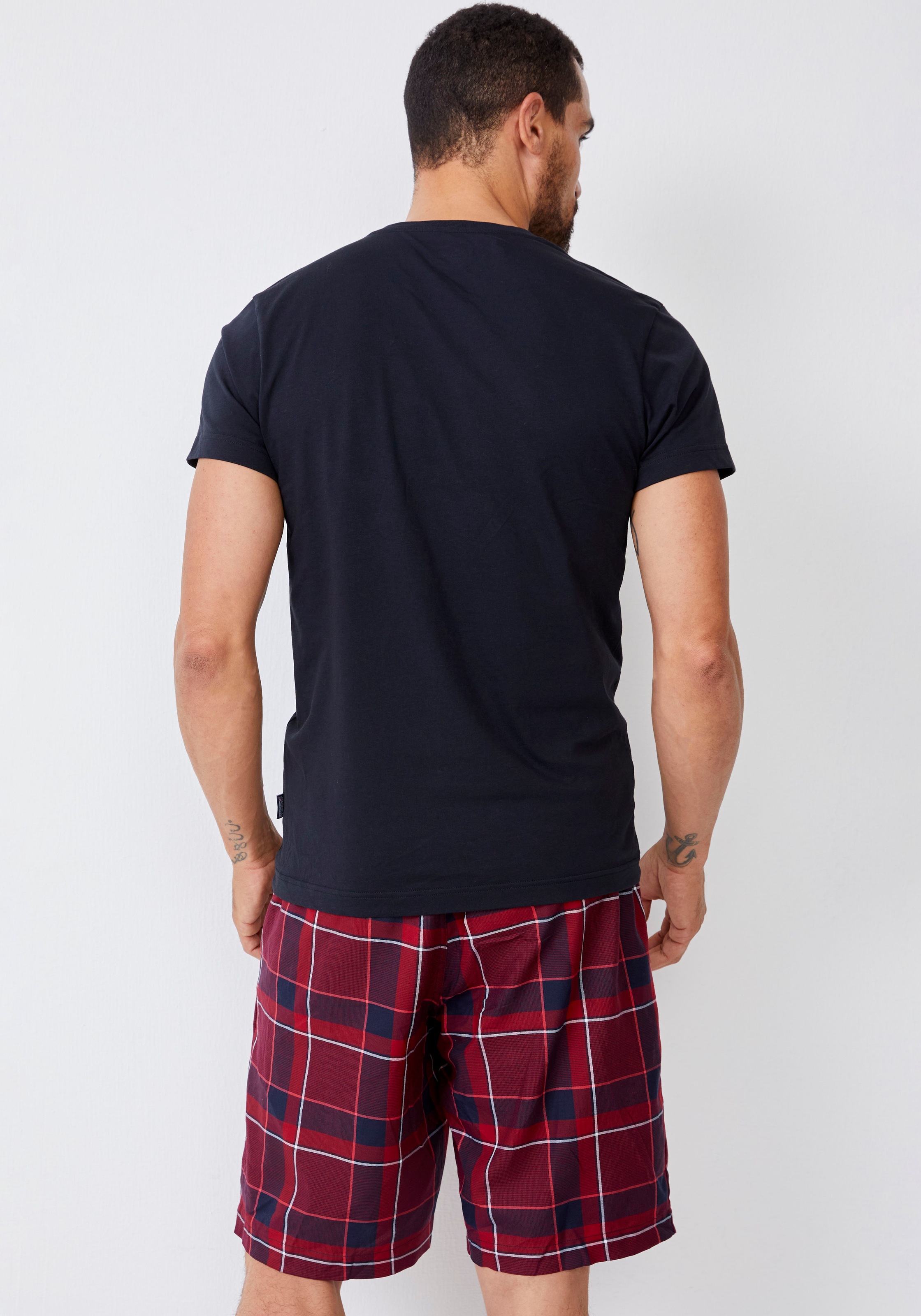 Thumbnail - Jockey V-Shirt "American V-Neck Shirt" 2er Pack, lockere Passform, flache Nähte, kurze Ärmel, weich