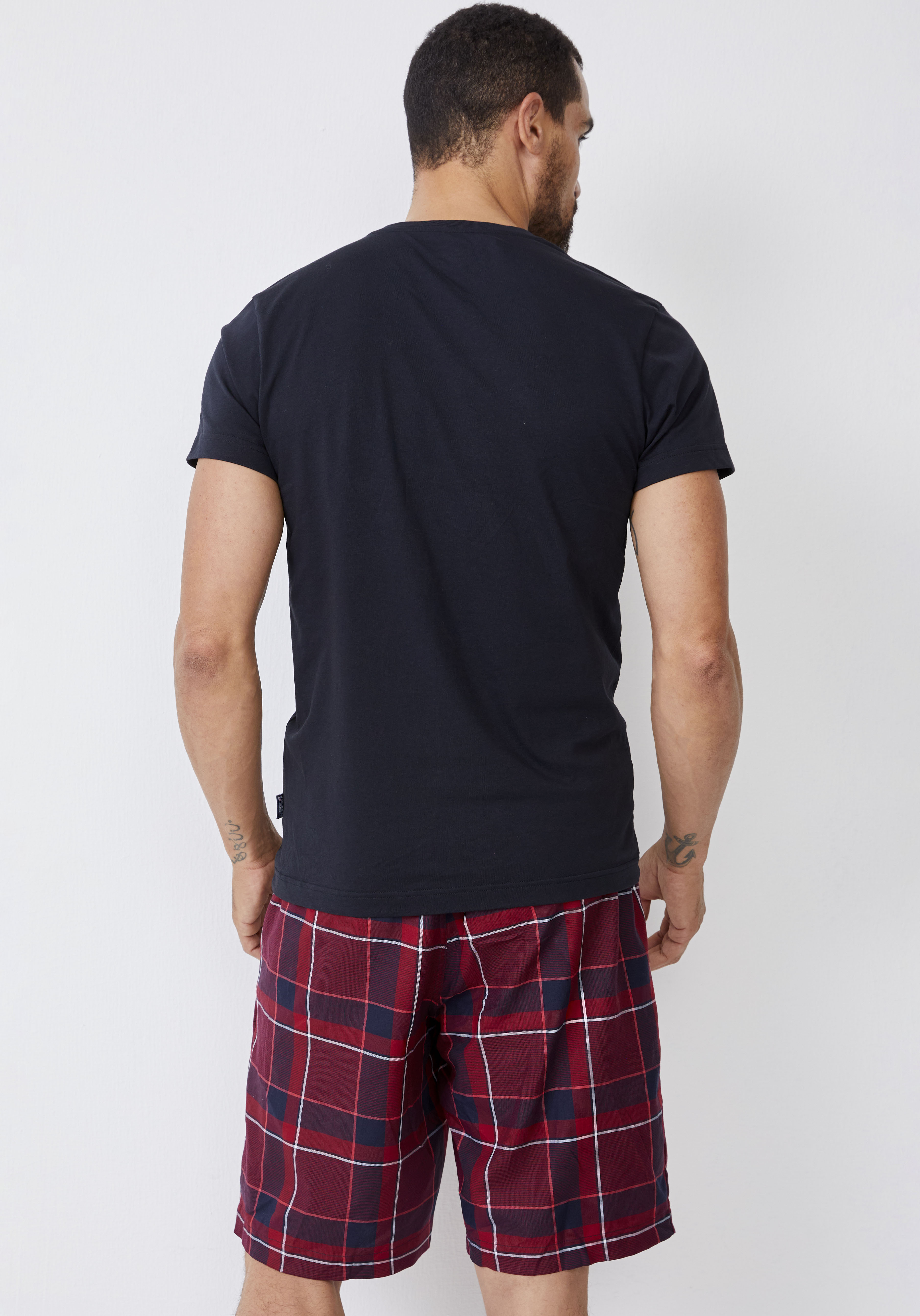 Thumbnail - Jockey V-Shirt "American V-Neck Shirt", (2er Pack), Lockere Passform, flache Nähte