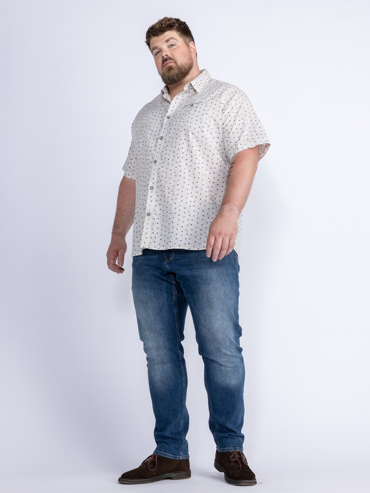 Petrol Industries Kurzarmhemd »Men Shirt Short Sleeve AOP«