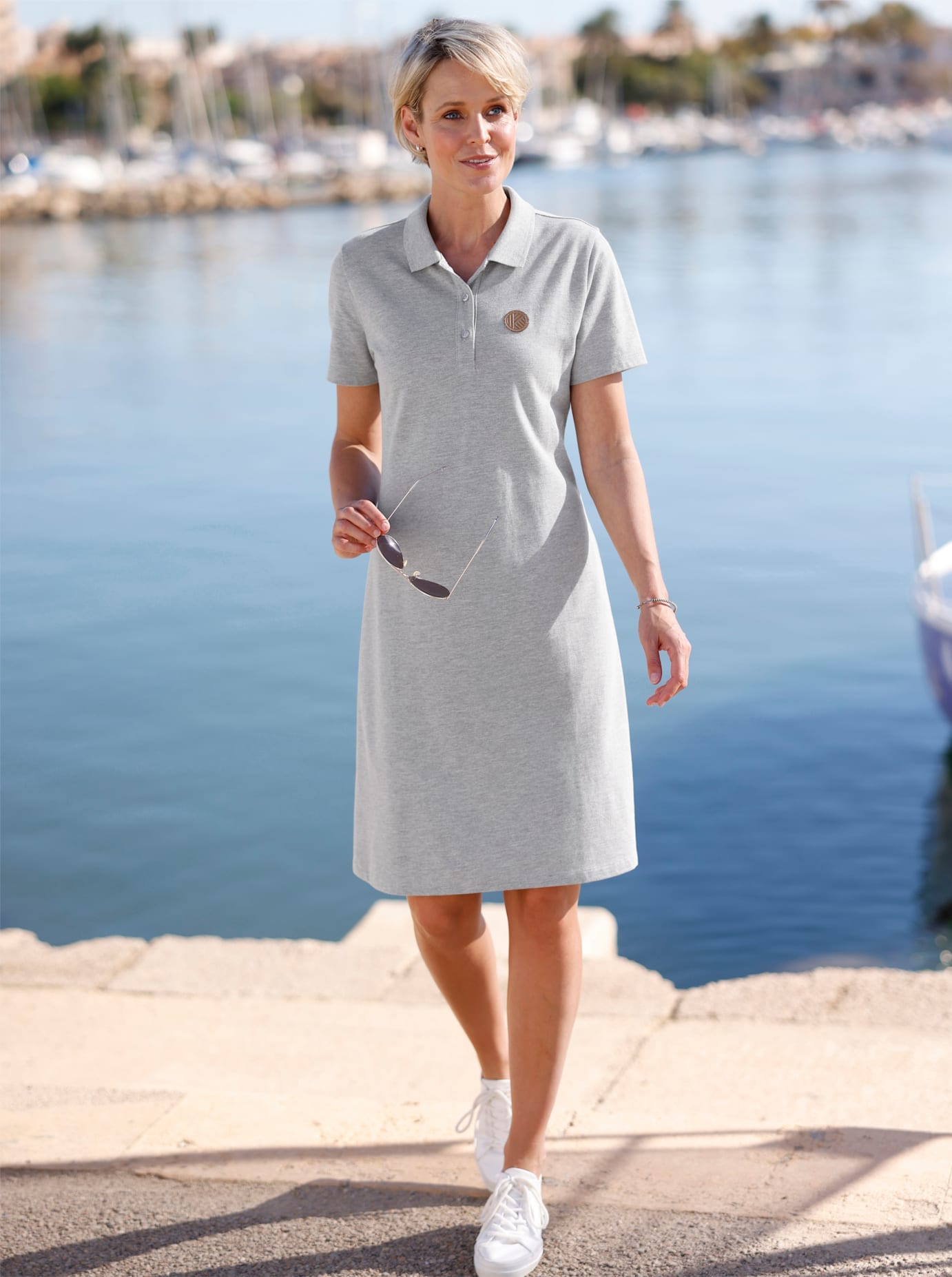 Classic Basics Shirtkleid "Polokleid" günstig online kaufen