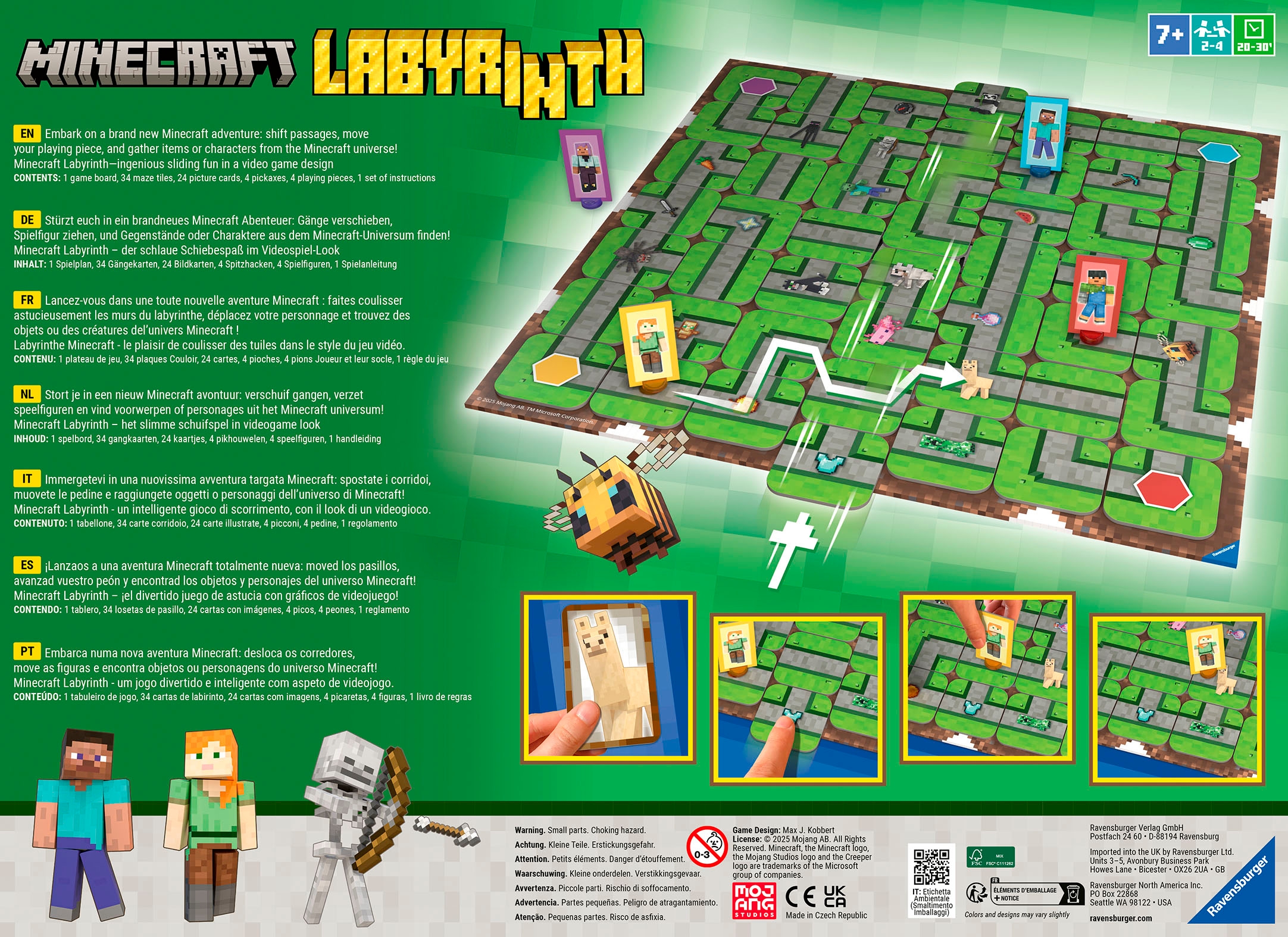 Ravensburger Spiel »Minecraft Labyrinth«, Made in Europe