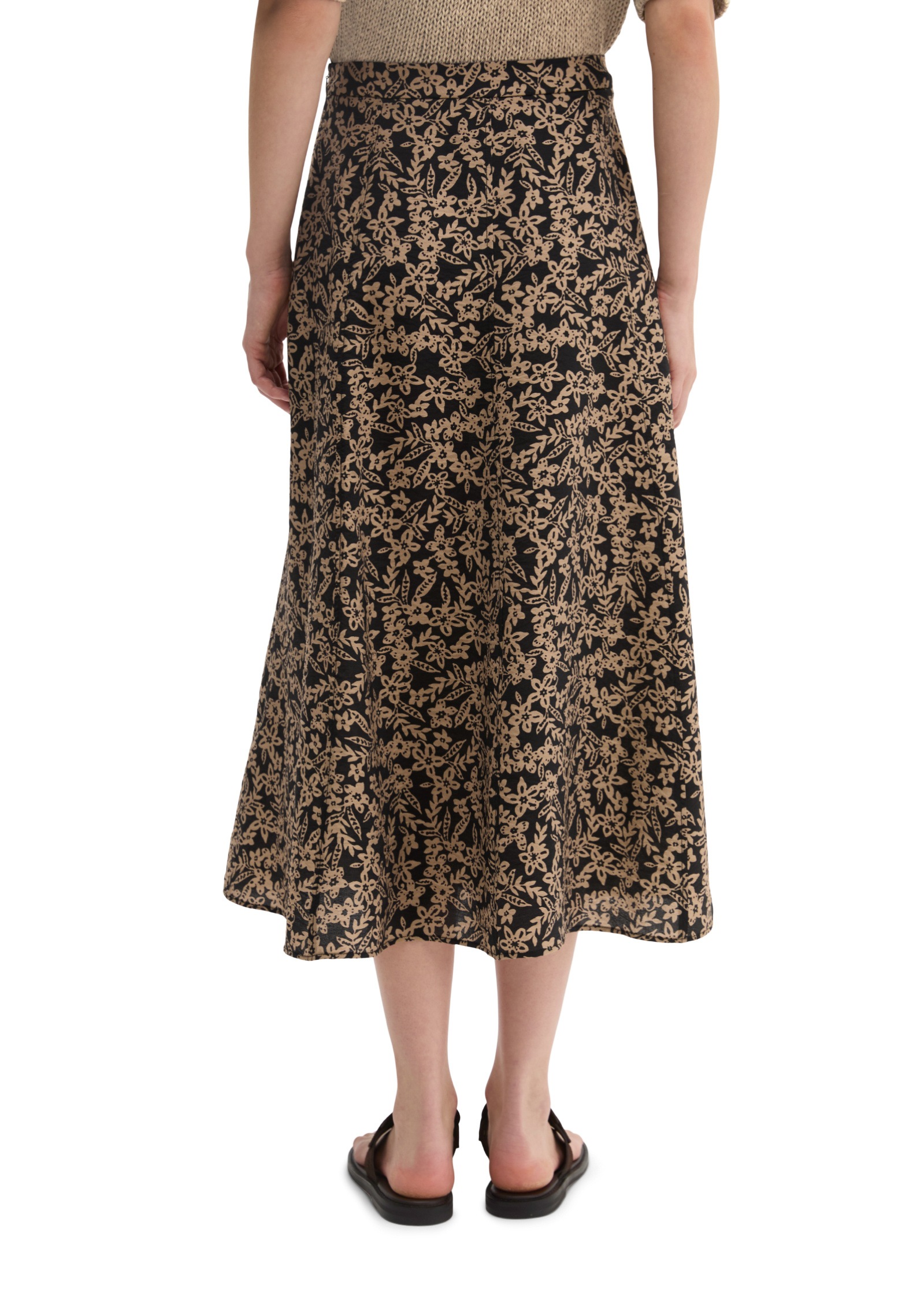 Thumbnail - Marc OPolo Webrock "aus glänzendem Viskose-Mix"