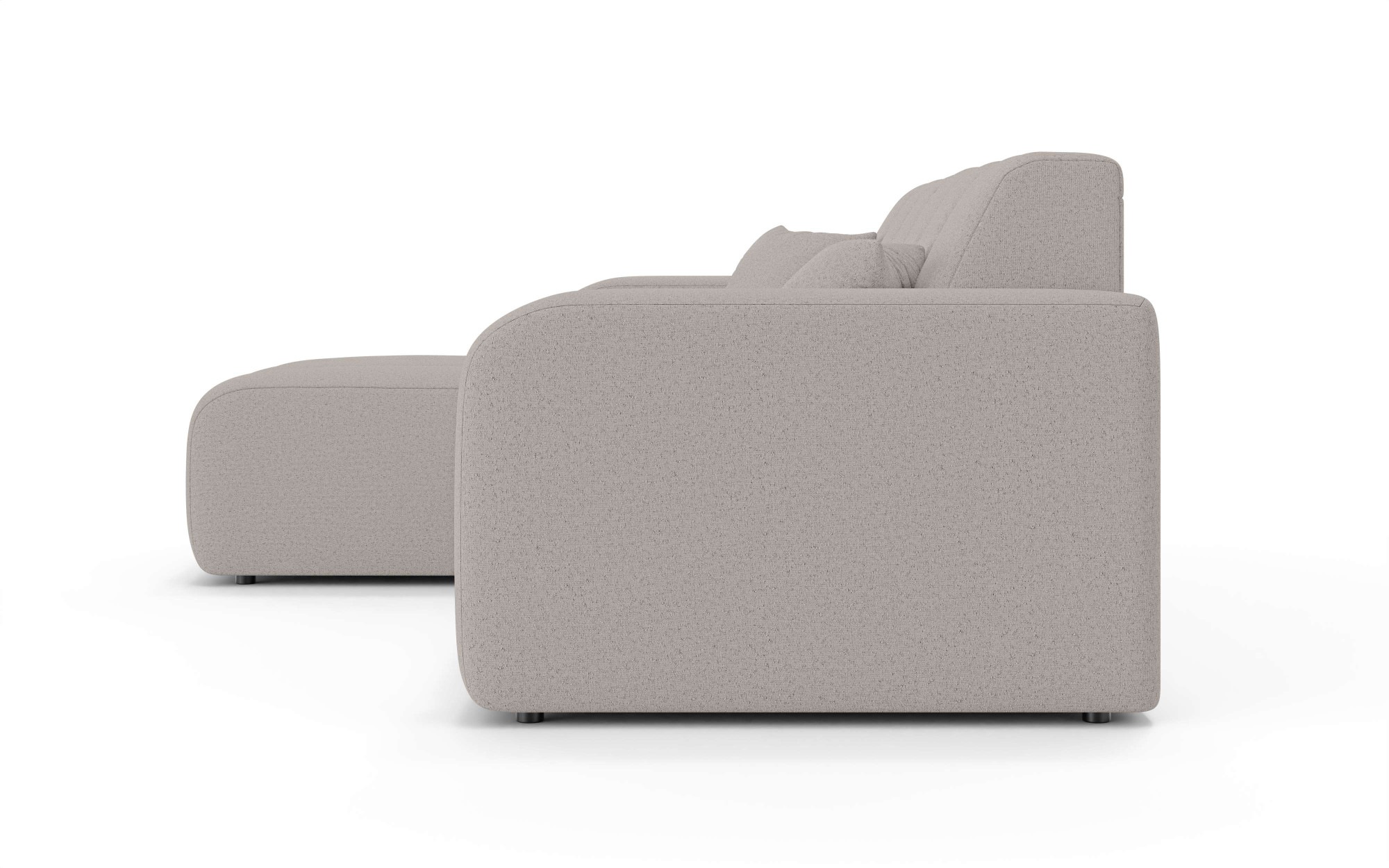 INOSIGN Ecksofa »CASSY L-Form, Schlafsofa mit Bettkasten, Maße B/T/H: 245/165/88 cm«, mit 2 Rückenkissen, Recamiere rechts oder links bestellbar